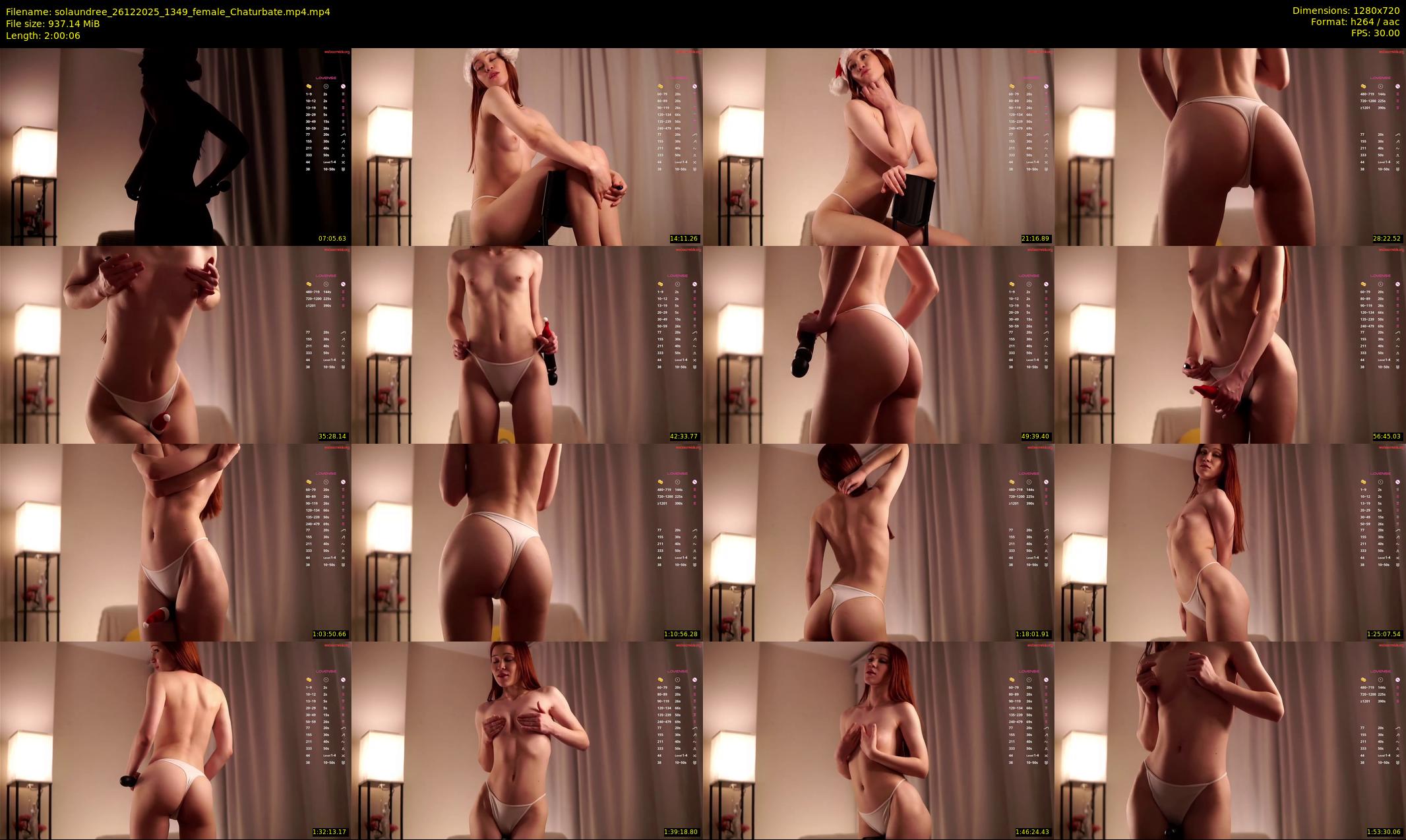 solaundree — 121 minute Chaturbate female cam show recording, 720p, Dec 26, 2025