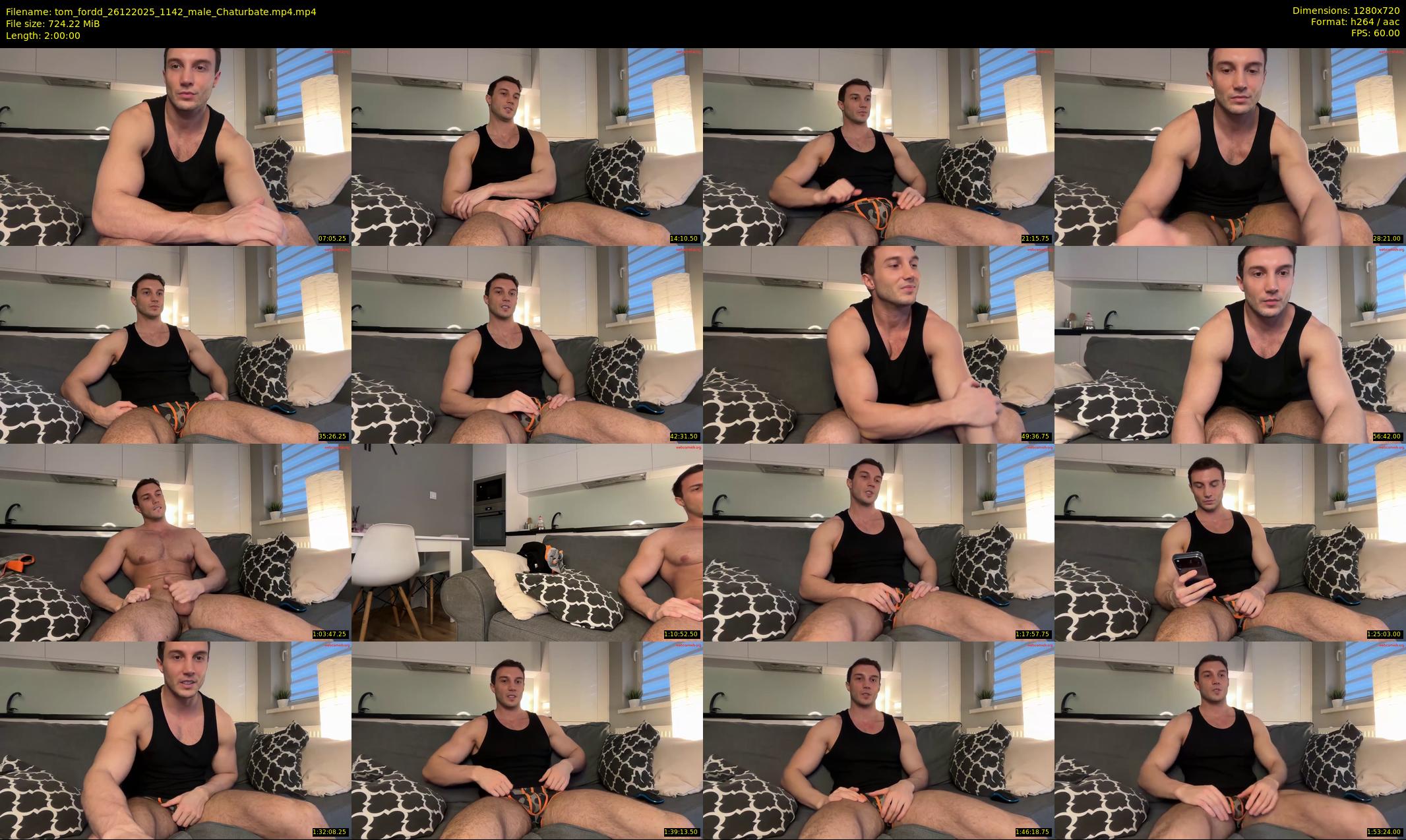tom_fordd — 120 minute Chaturbate male cam show recording, 720p, Dec 26, 2025