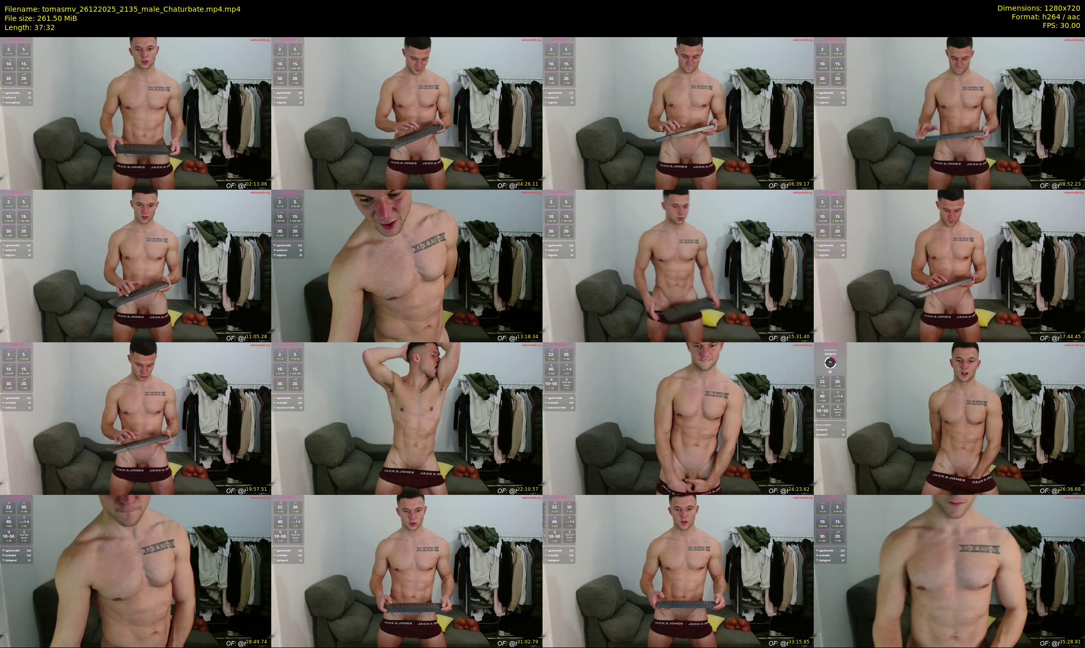 tomasmv — 38 minute Chaturbate male cam show recording, 720p, Dec 26, 2025