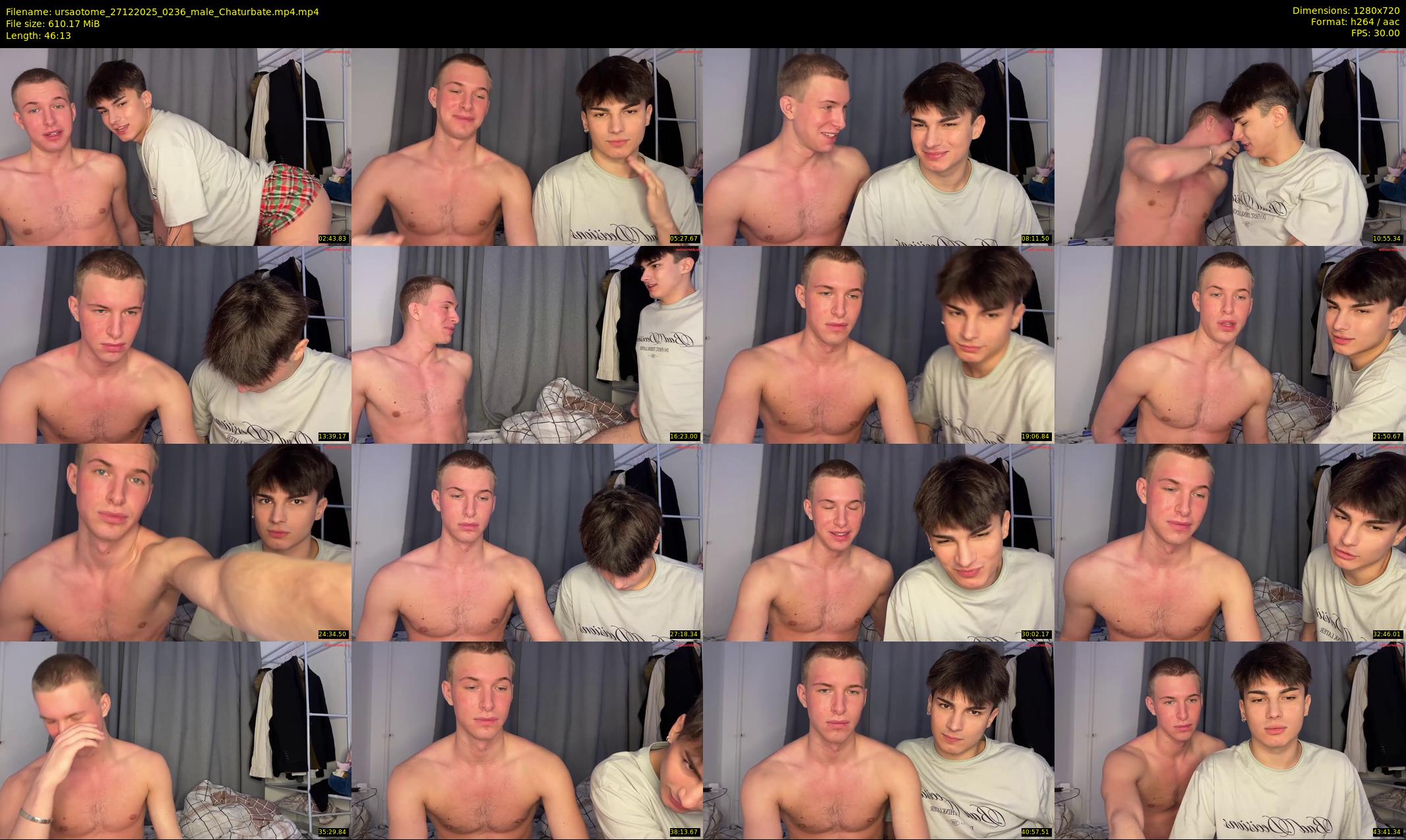 ursaotome — 47 minute Chaturbate male cam show recording, 720p, Dec 27, 2025
