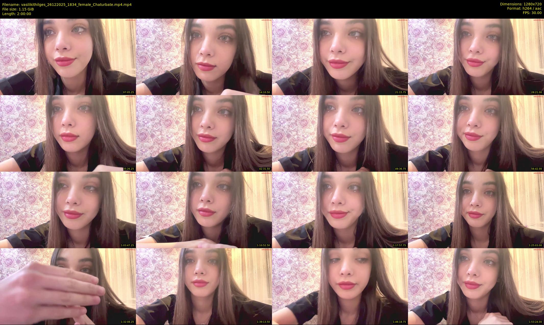 vasilikithilges — 120 minute Chaturbate female cam show recording, 720p, Dec 26, 2025