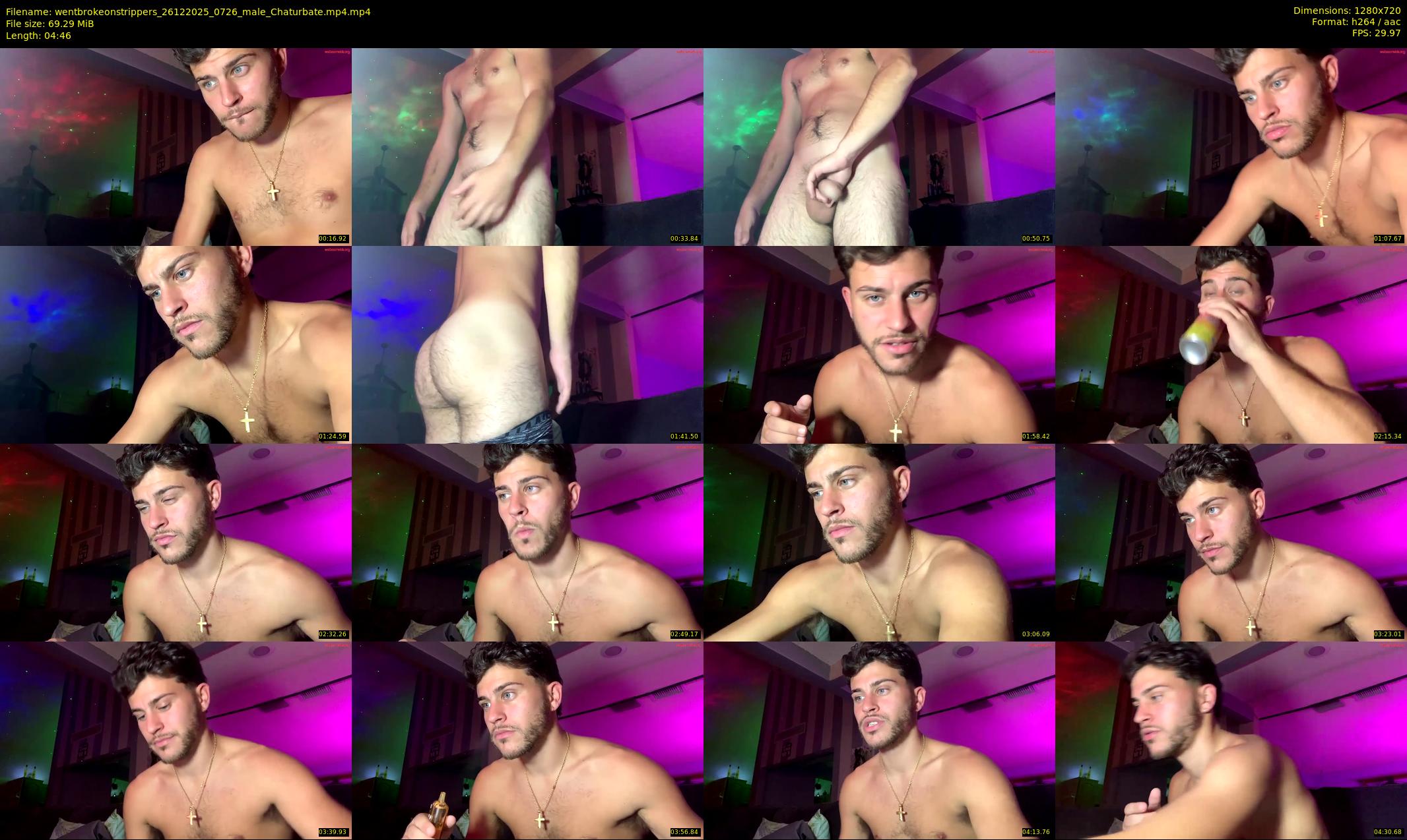 wentbrokeonstrippers — 5 minute Chaturbate male cam show recording, 720p, Dec 26, 2025
