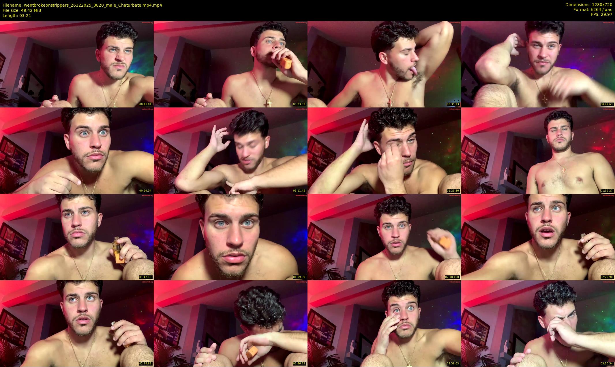 wentbrokeonstrippers — 4 minute Chaturbate male cam show recording, 720p, Dec 26, 2025