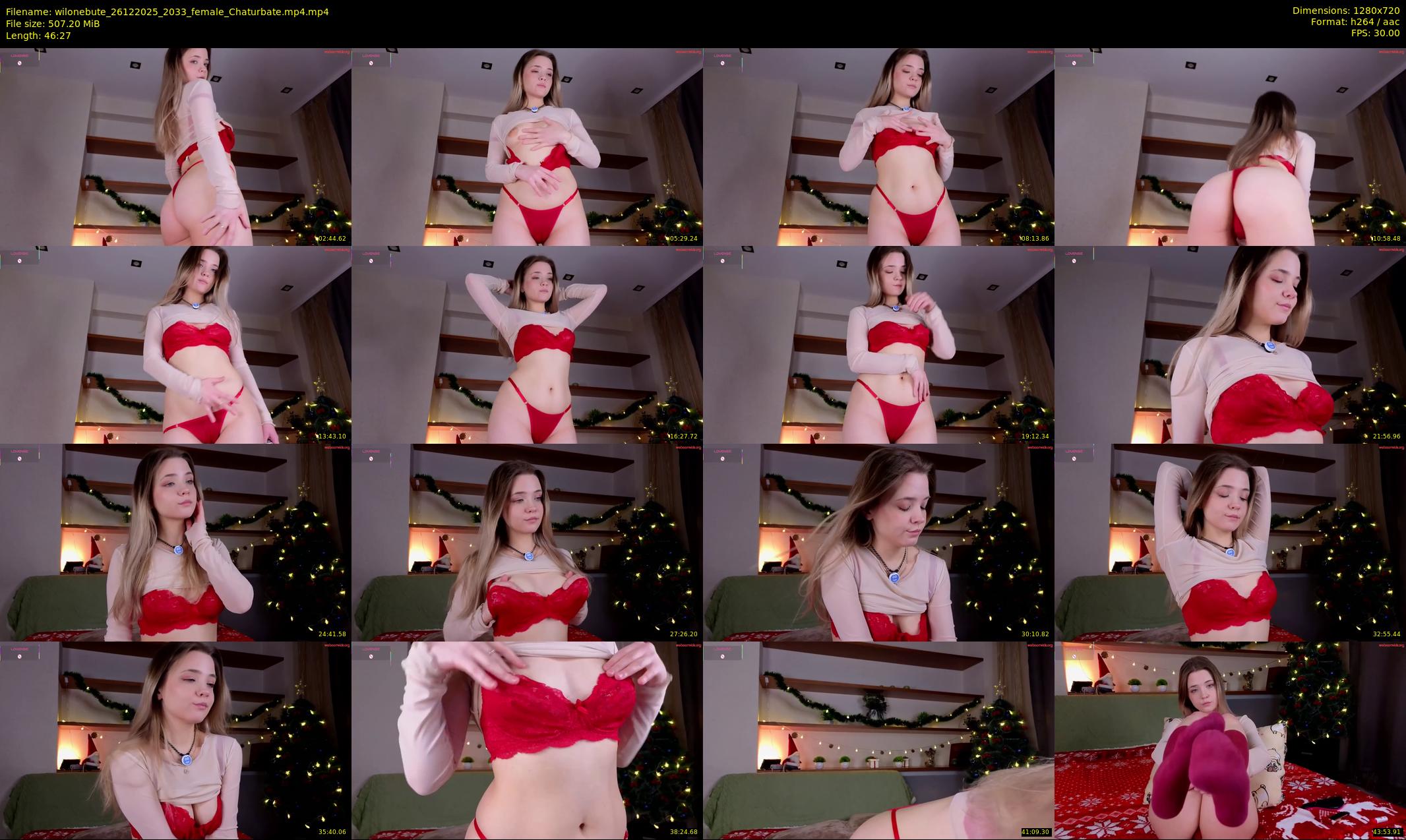 wilonebute — 47 minute Chaturbate female cam show recording, 720p, Dec 26, 2025