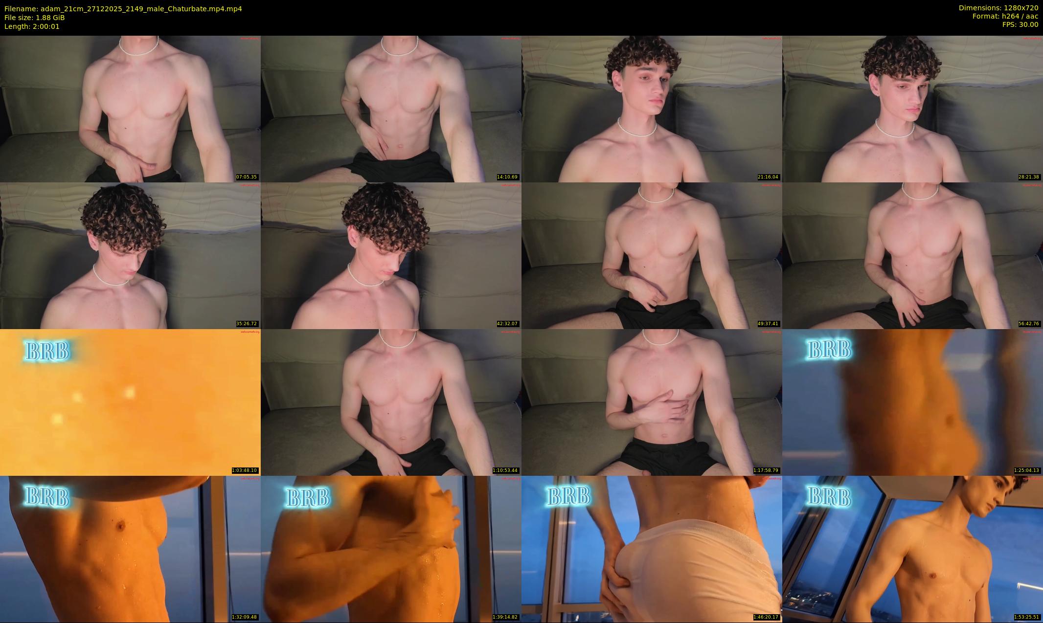 adam_21cm — 121 minute Chaturbate male cam show recording, 720p, Dec 27, 2025
