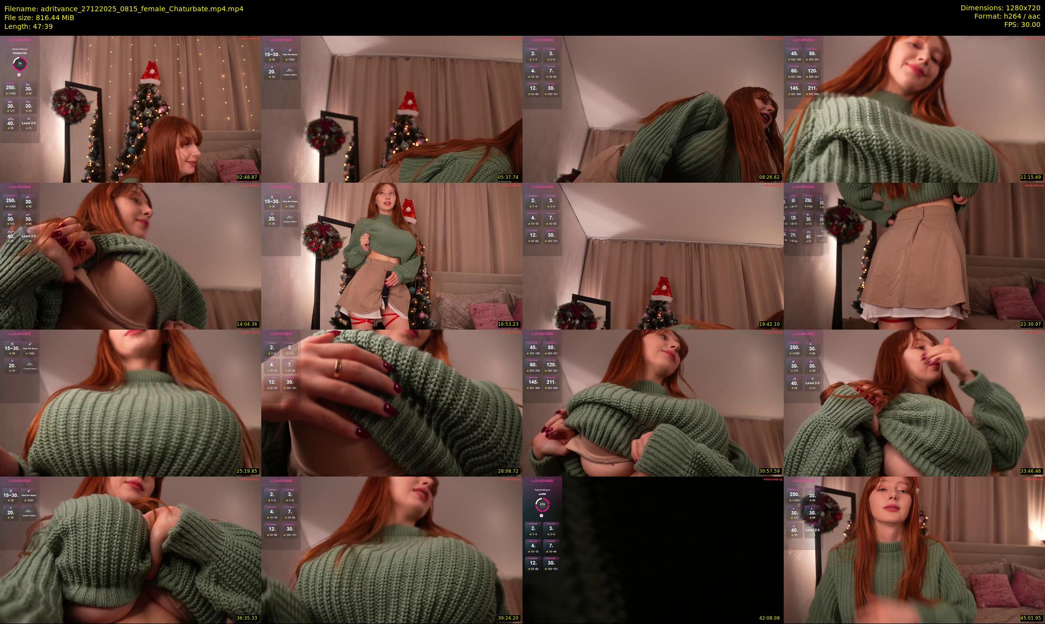 adritvance — 48 minute Chaturbate female cam show recording, 720p, Dec 27, 2025