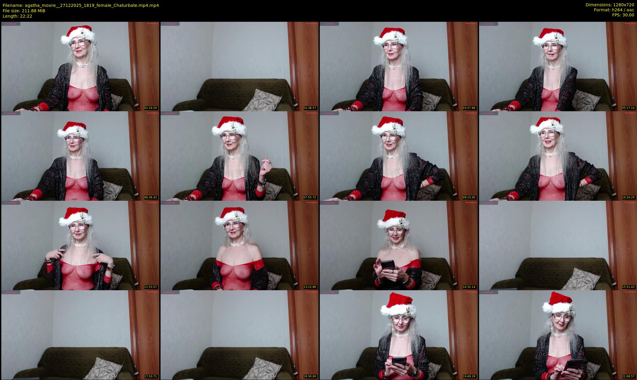 agatha_moore_ — 23 minute Chaturbate female cam show recording, 720p, Dec 27, 2025