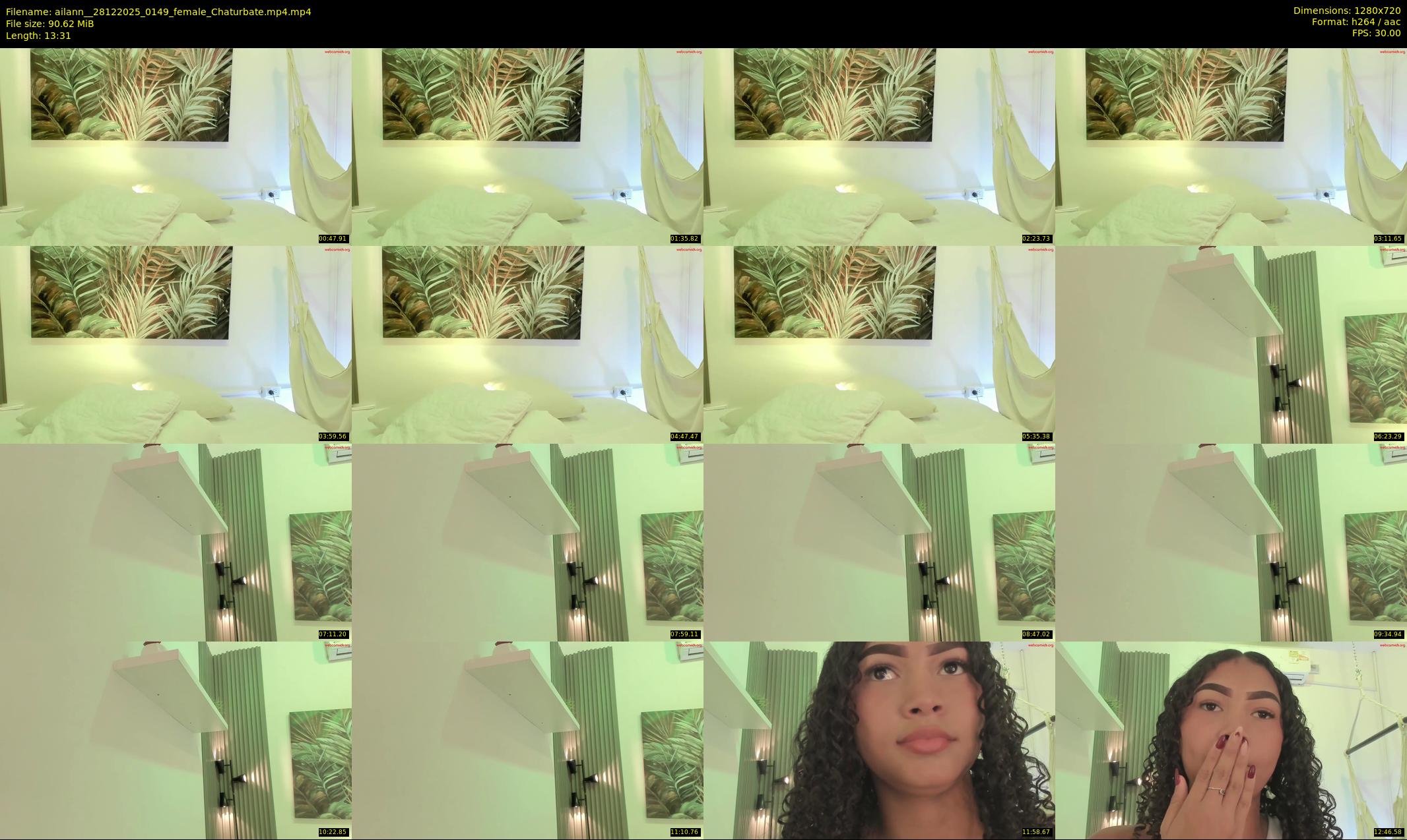 ailann_ — 14 minute Chaturbate female cam show recording, 720p, Dec 28, 2025