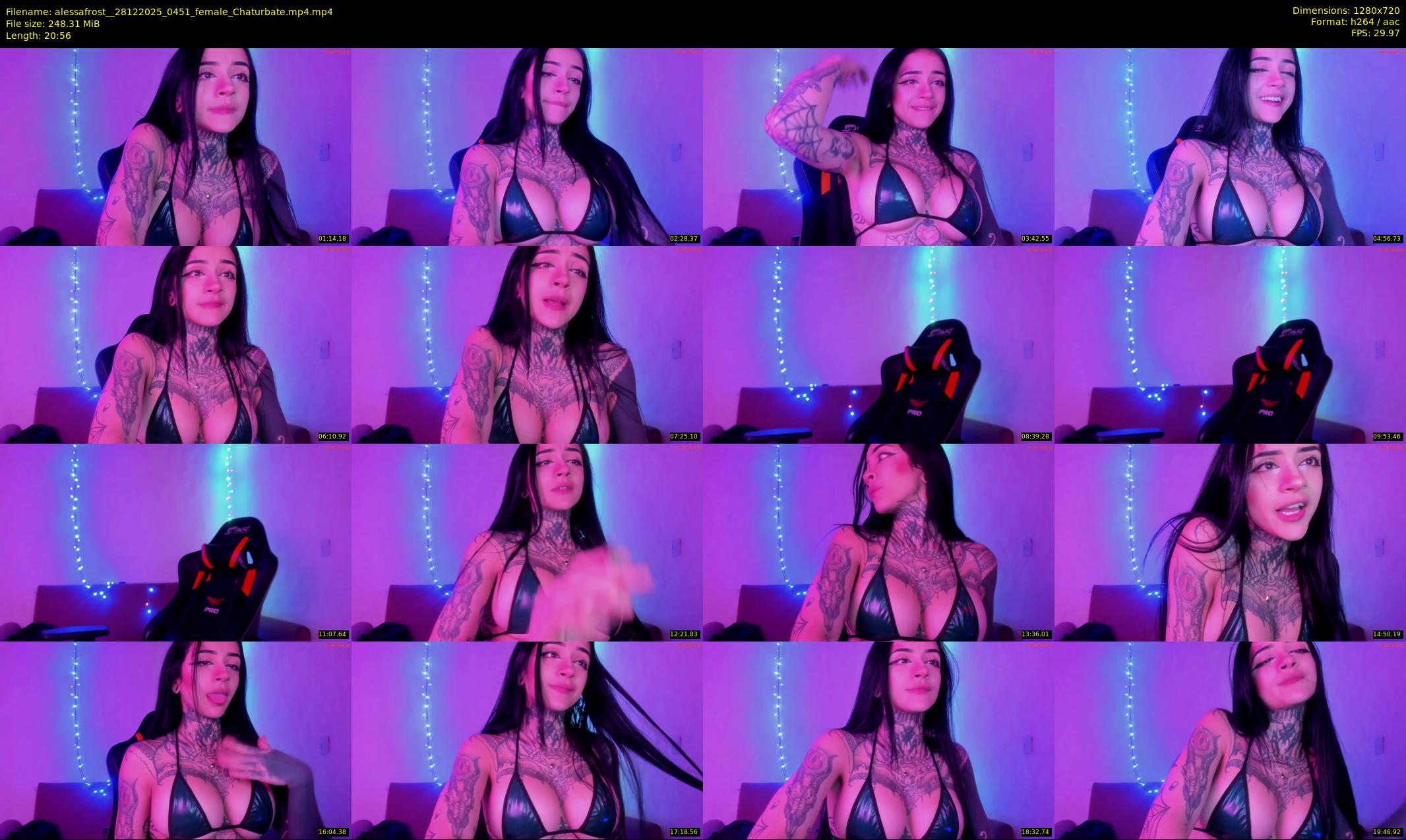alessafrost_ — 21 minute Chaturbate female cam show recording, 720p, Dec 28, 2025