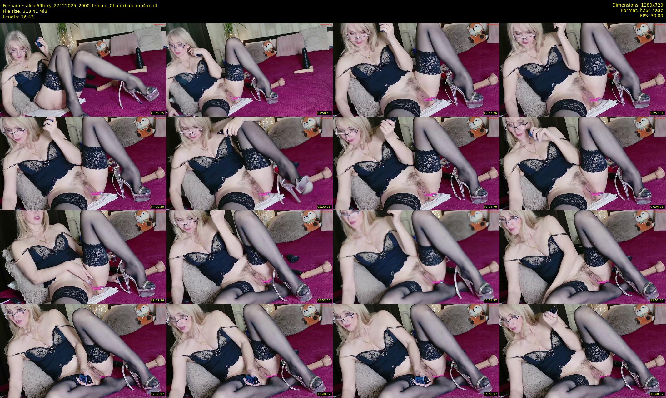 alice69foxy — 17 minute Chaturbate female cam show recording, 720p, Dec 27, 2025