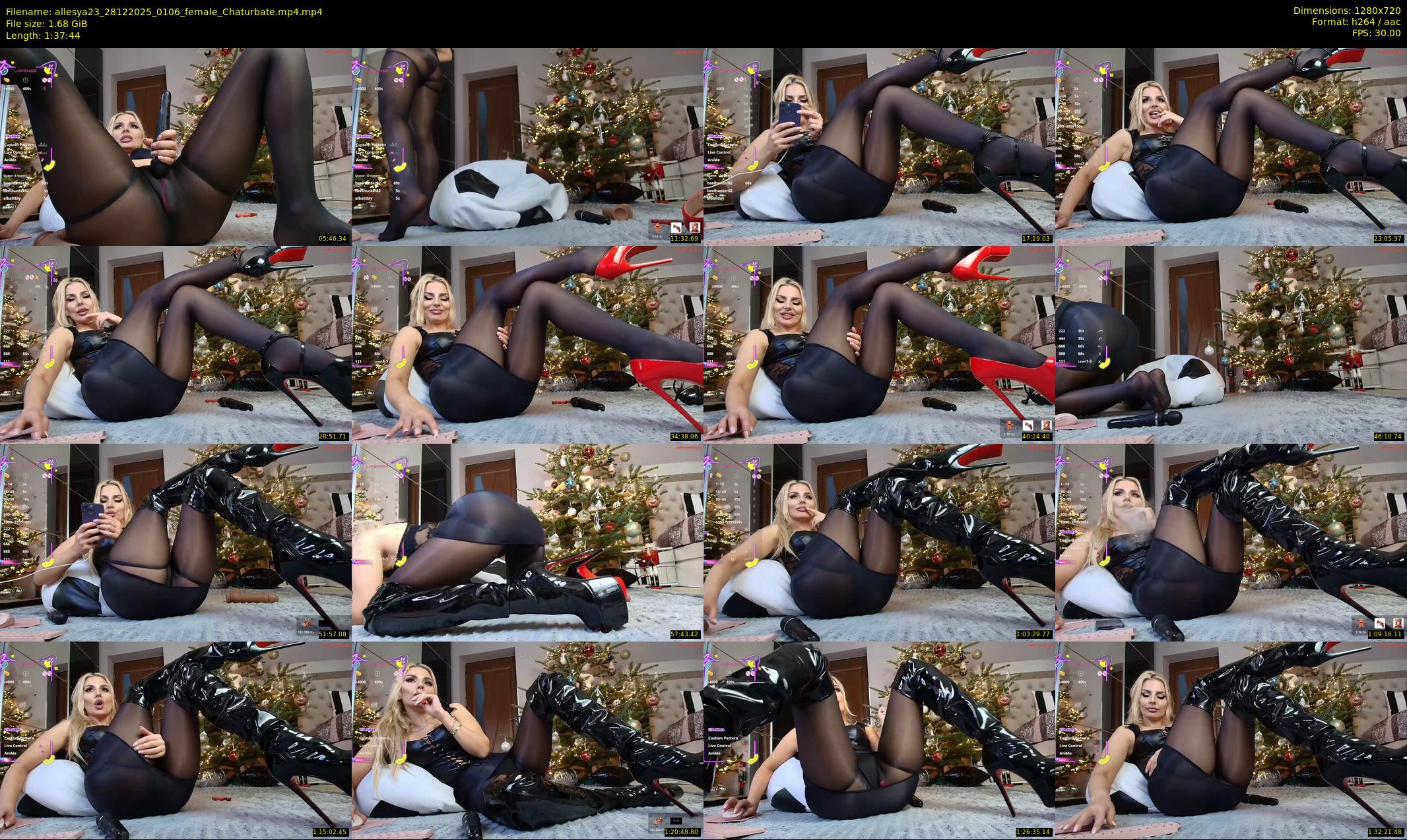 allesya23 — 98 minute Chaturbate female cam show recording, 720p, Dec 28, 2025