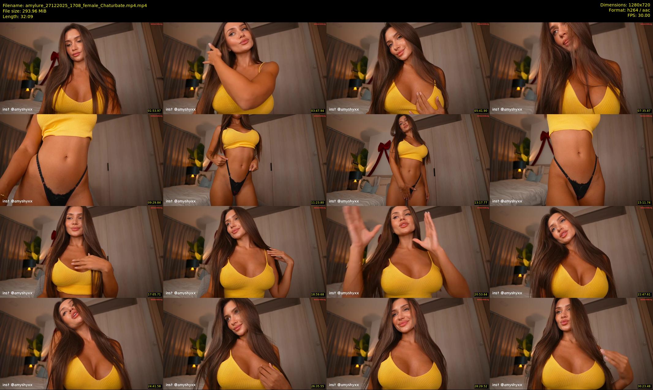 amylure — 33 minute Chaturbate female cam show recording, 720p, Dec 27, 2025