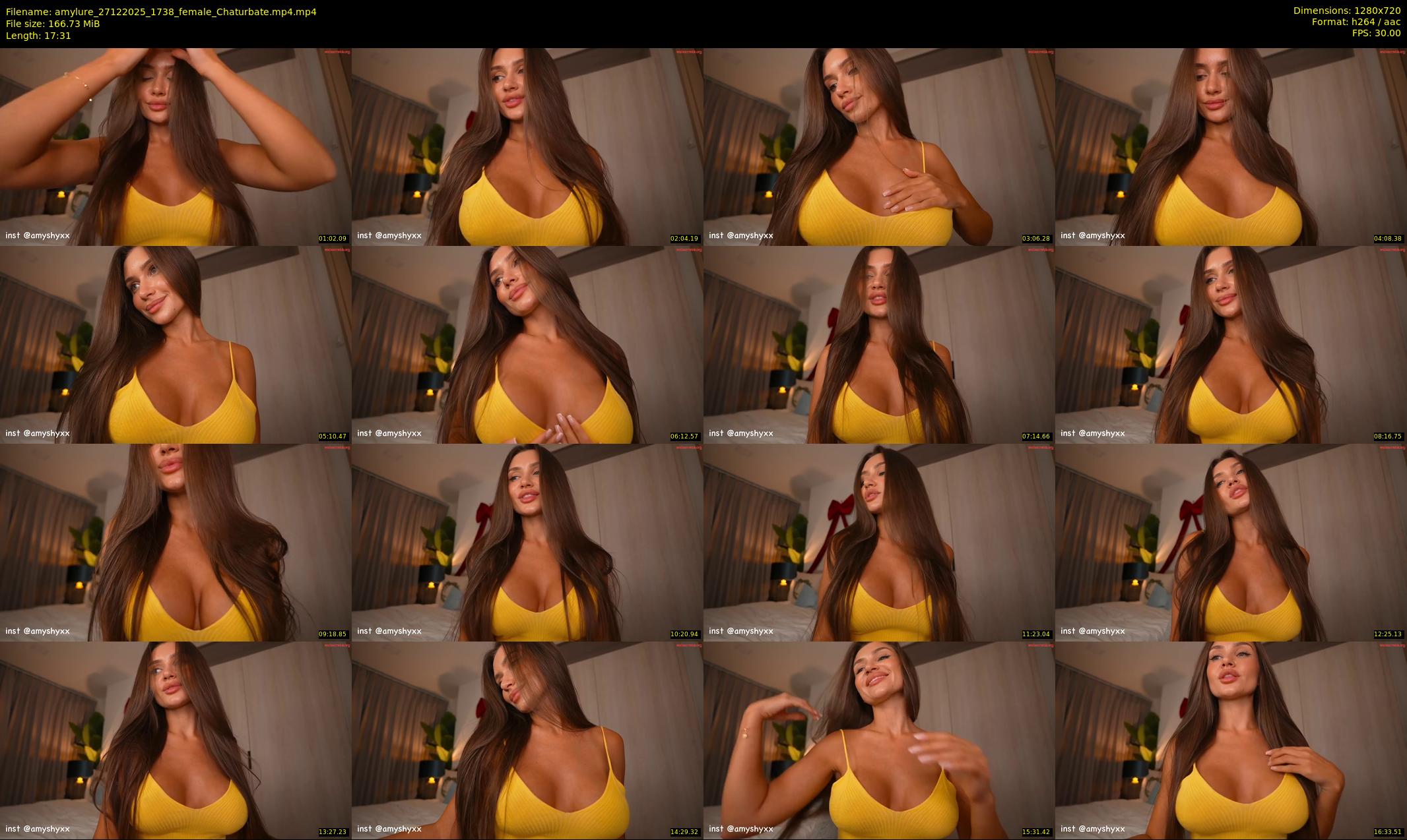 amylure — 18 minute Chaturbate female cam show recording, 720p, Dec 27, 2025