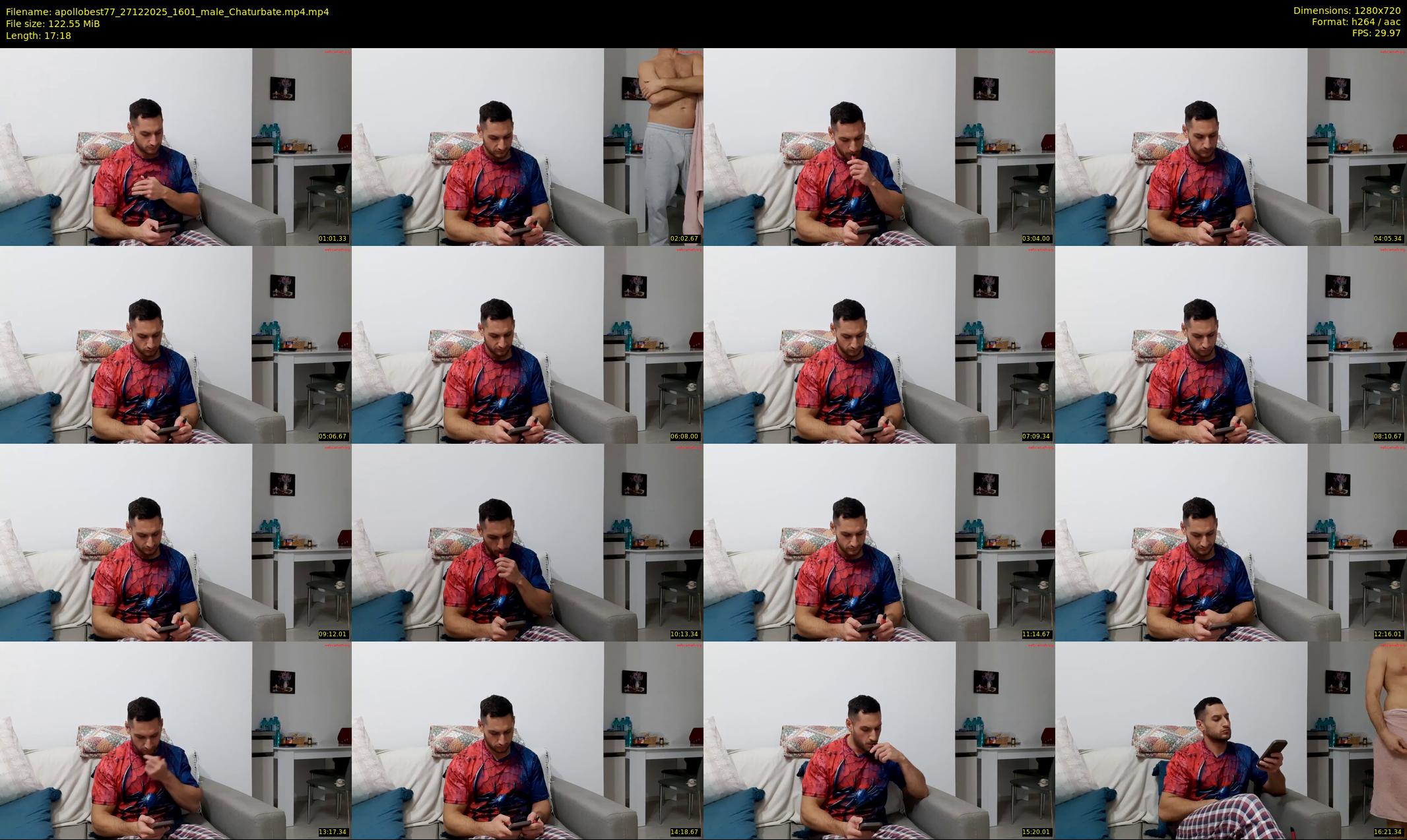 apollobest77 — 18 minute Chaturbate male cam show recording, 720p, Dec 27, 2025