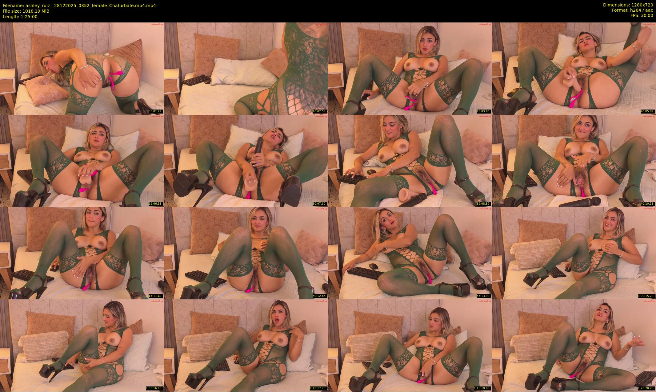ashley_ruiz_ — 85 minute Chaturbate female cam show recording, 720p, Dec 28, 2025