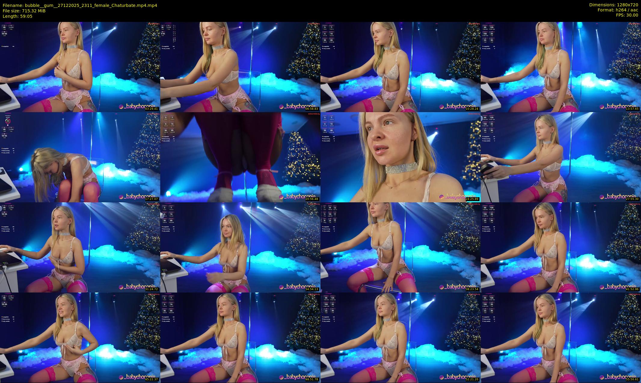 bubble__gum_ — 60 minute Chaturbate female cam show recording, 720p, Dec 27, 2025