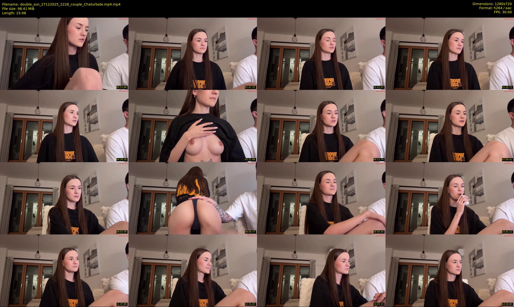 double_sun — 16 minute Chaturbate couple cam show recording, 720p, Dec 27, 2025