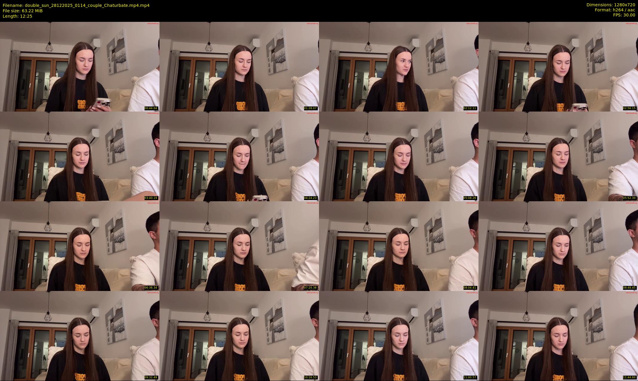 double_sun — 13 minute Chaturbate couple cam show recording, 720p, Dec 28, 2025