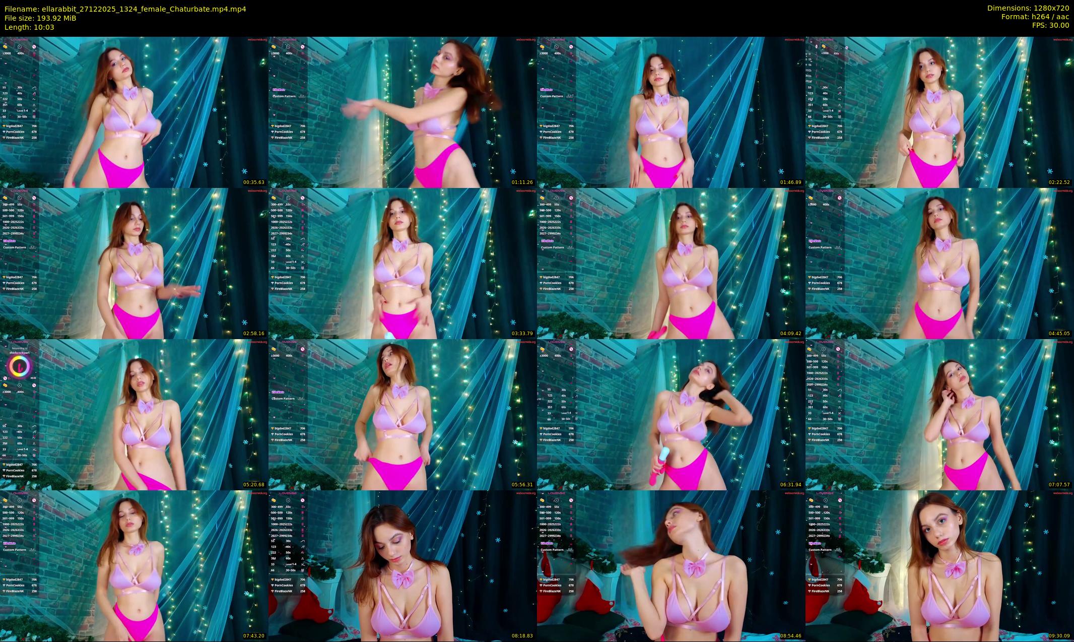 ellarabbit — 11 minute Chaturbate female cam show recording, 720p, Dec 27, 2025