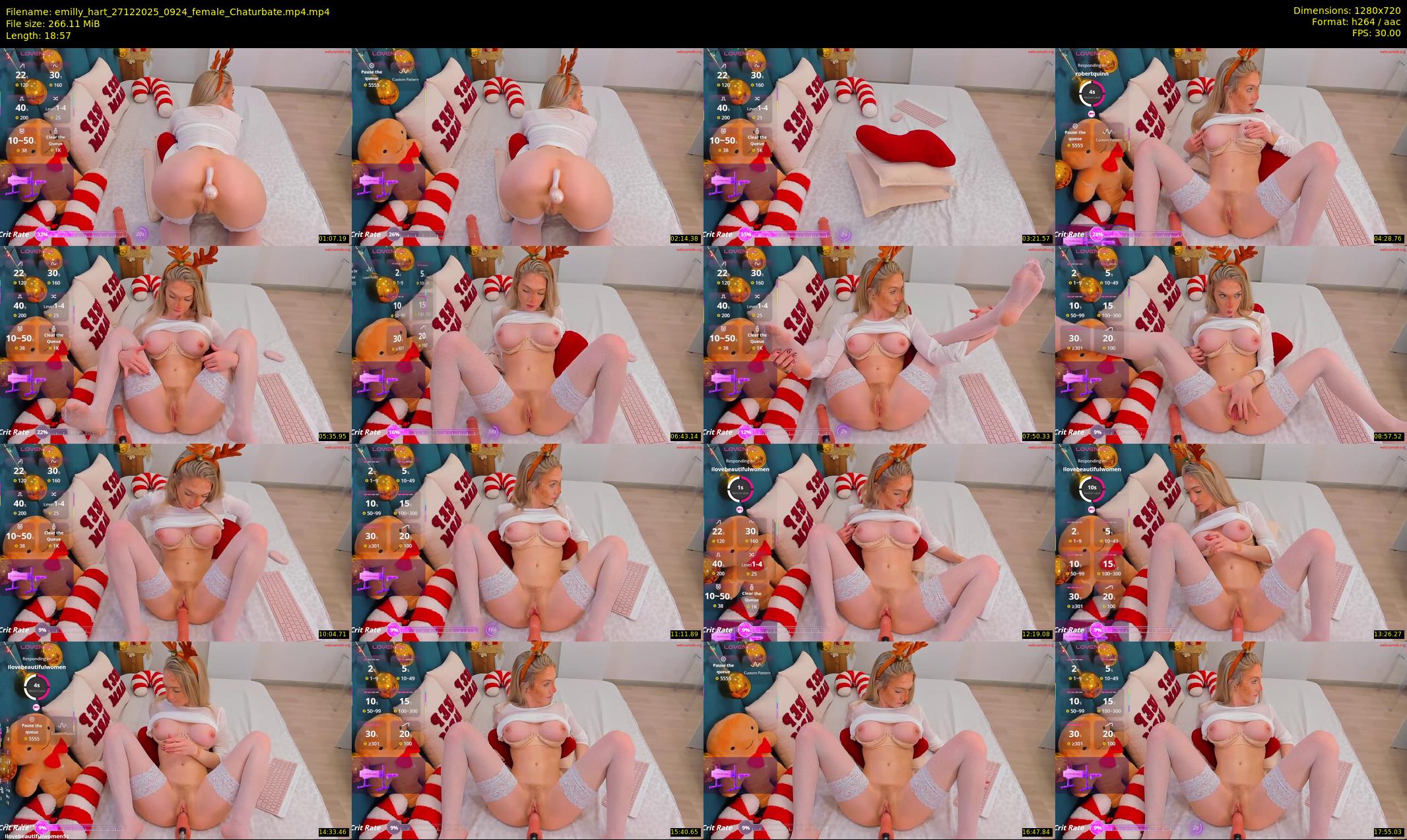 emilly_hart — 19 minute Chaturbate female cam show recording, 720p, Dec 27, 2025