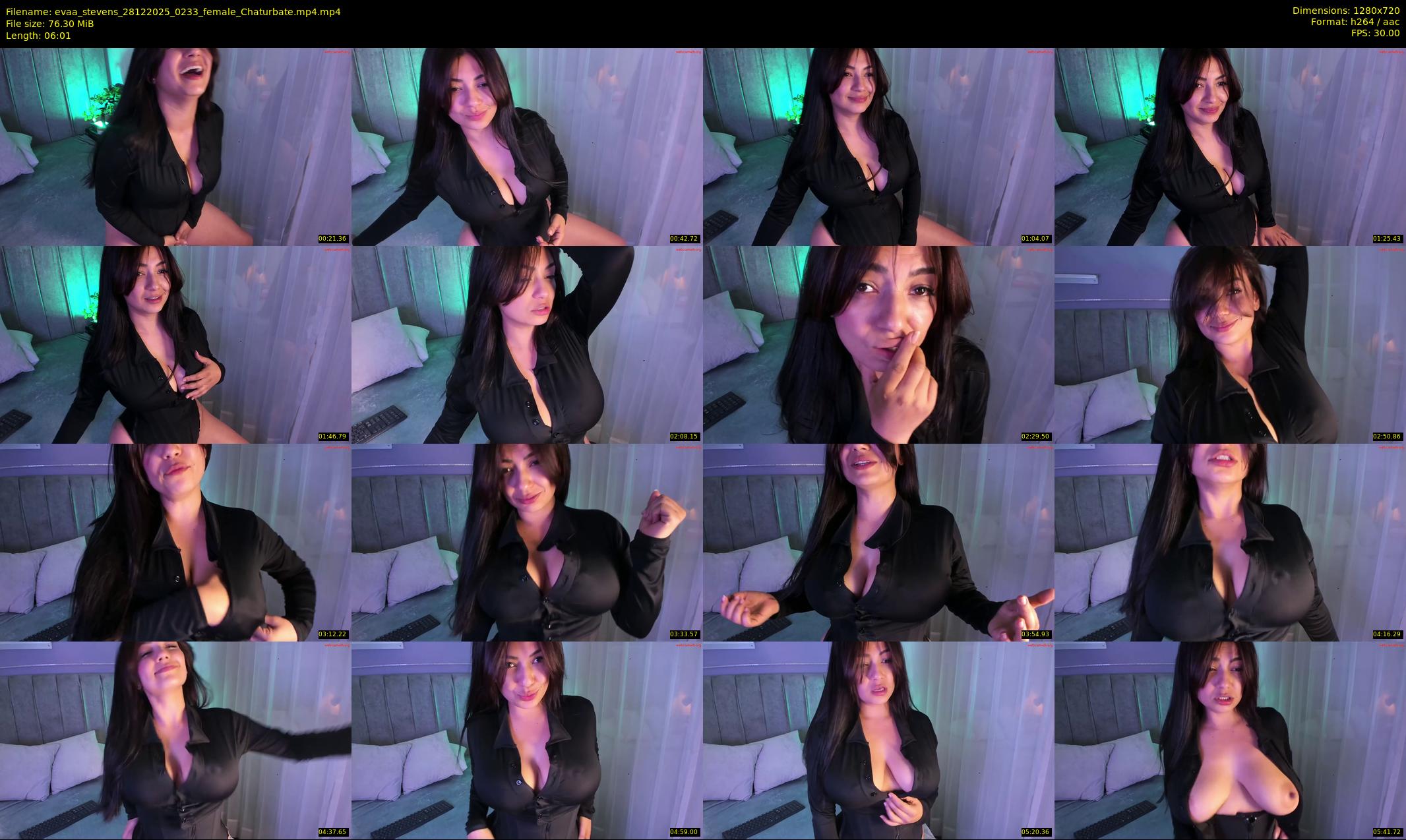 evaa_stevens — 7 minute Chaturbate female cam show recording, 720p, Dec 28, 2025