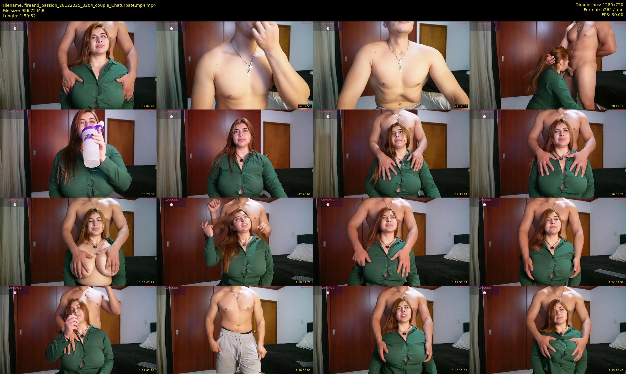 fireand_passion — 120 minute Chaturbate couple cam show recording, 720p, Dec 28, 2025