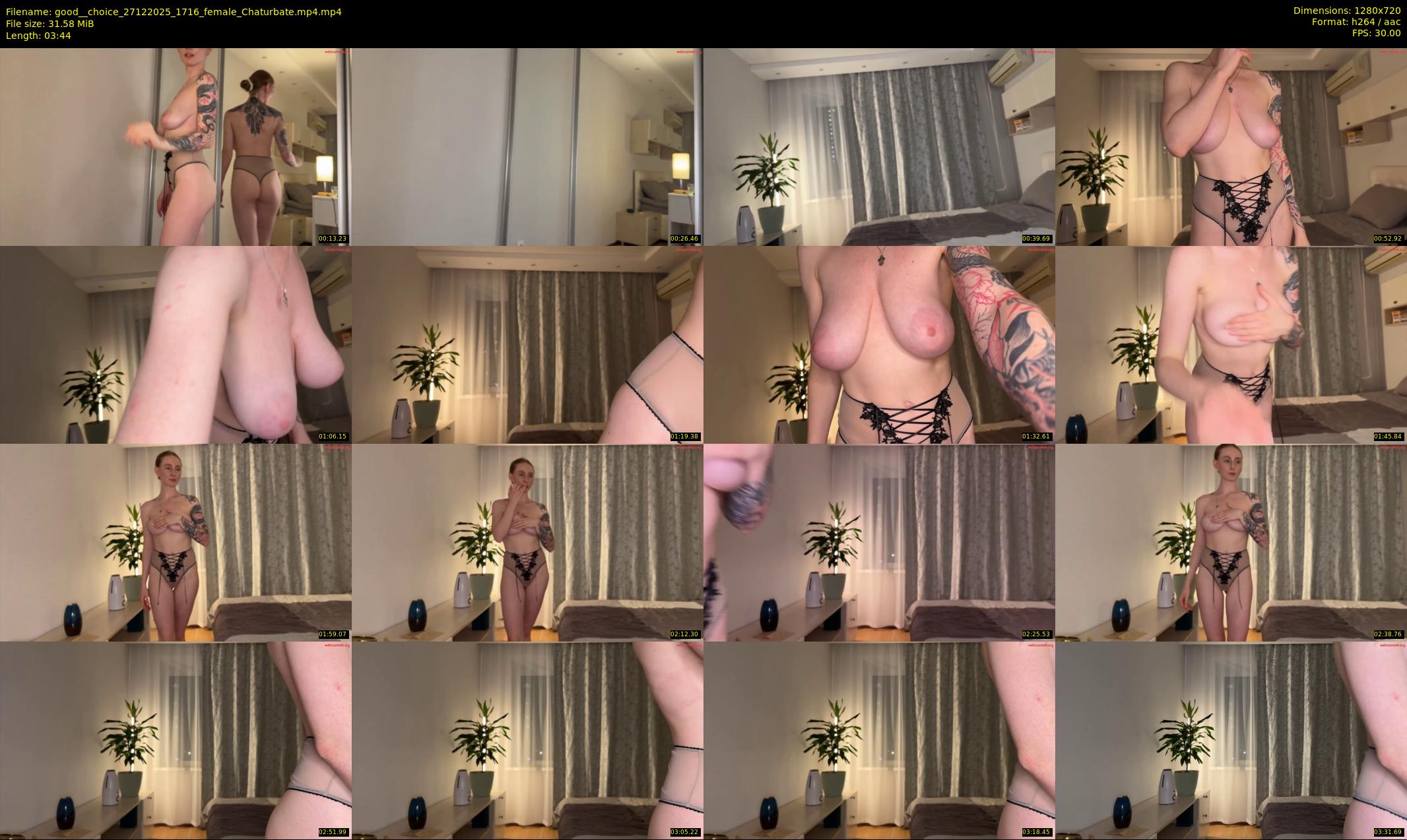 good__choice — 4 minute Chaturbate female cam show recording, 720p, Dec 27, 2025