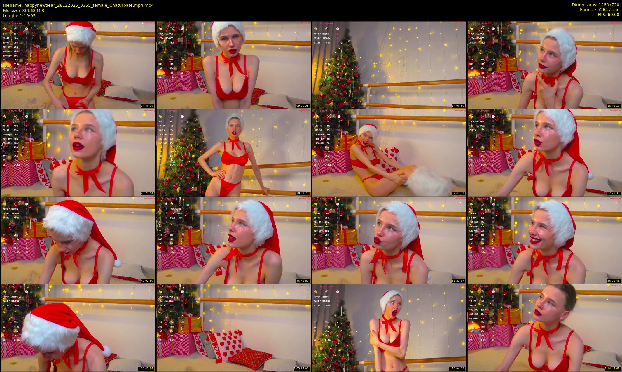 happynewdear — 80 minute Chaturbate female cam show recording, 720p, Dec 28, 2025