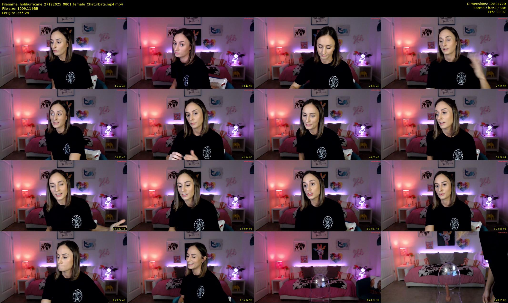holihurricane — 117 minute Chaturbate female cam show recording, 720p, Dec 27, 2025