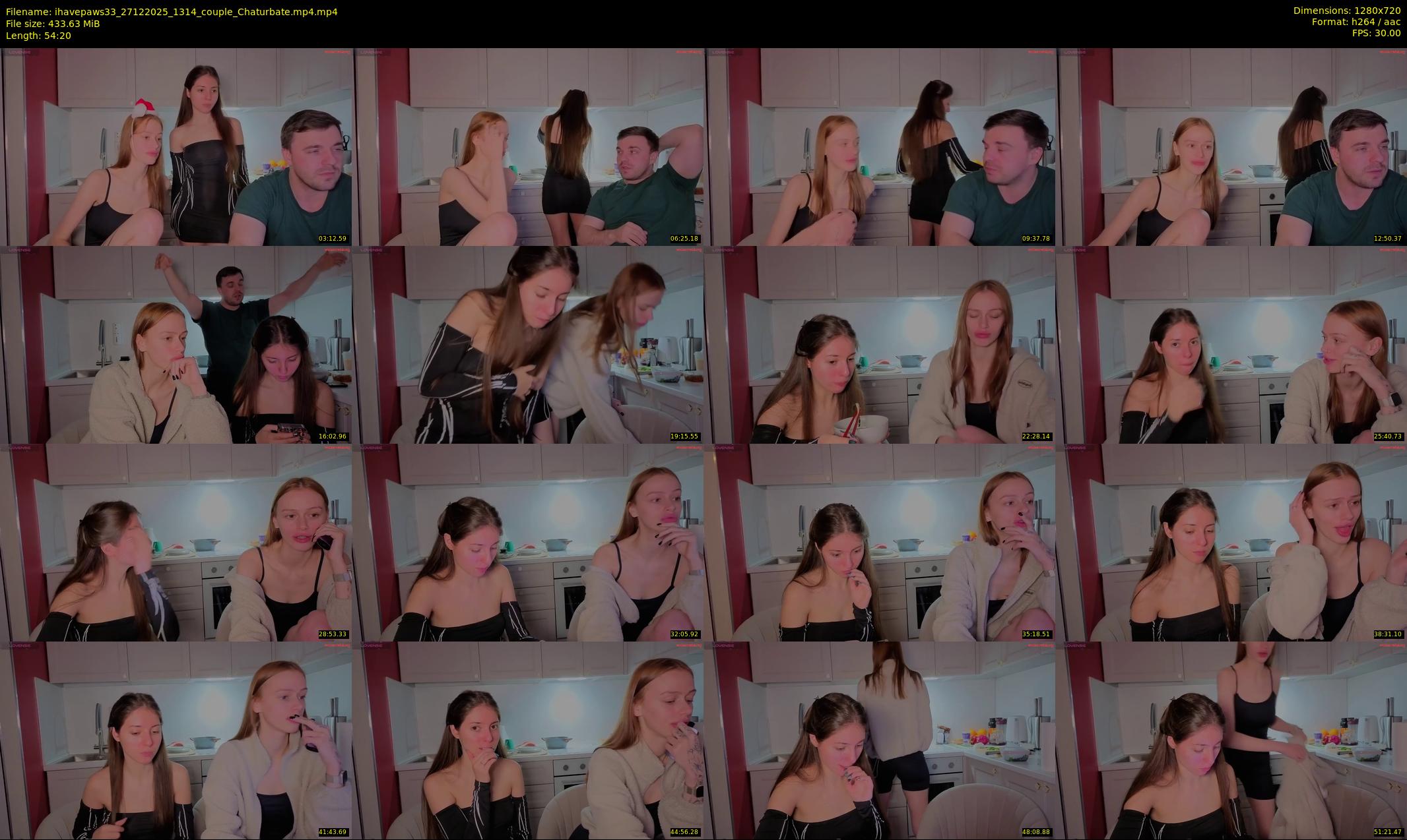 ihavepaws33 — 55 minute Chaturbate couple cam show recording, 720p, Dec 27, 2025