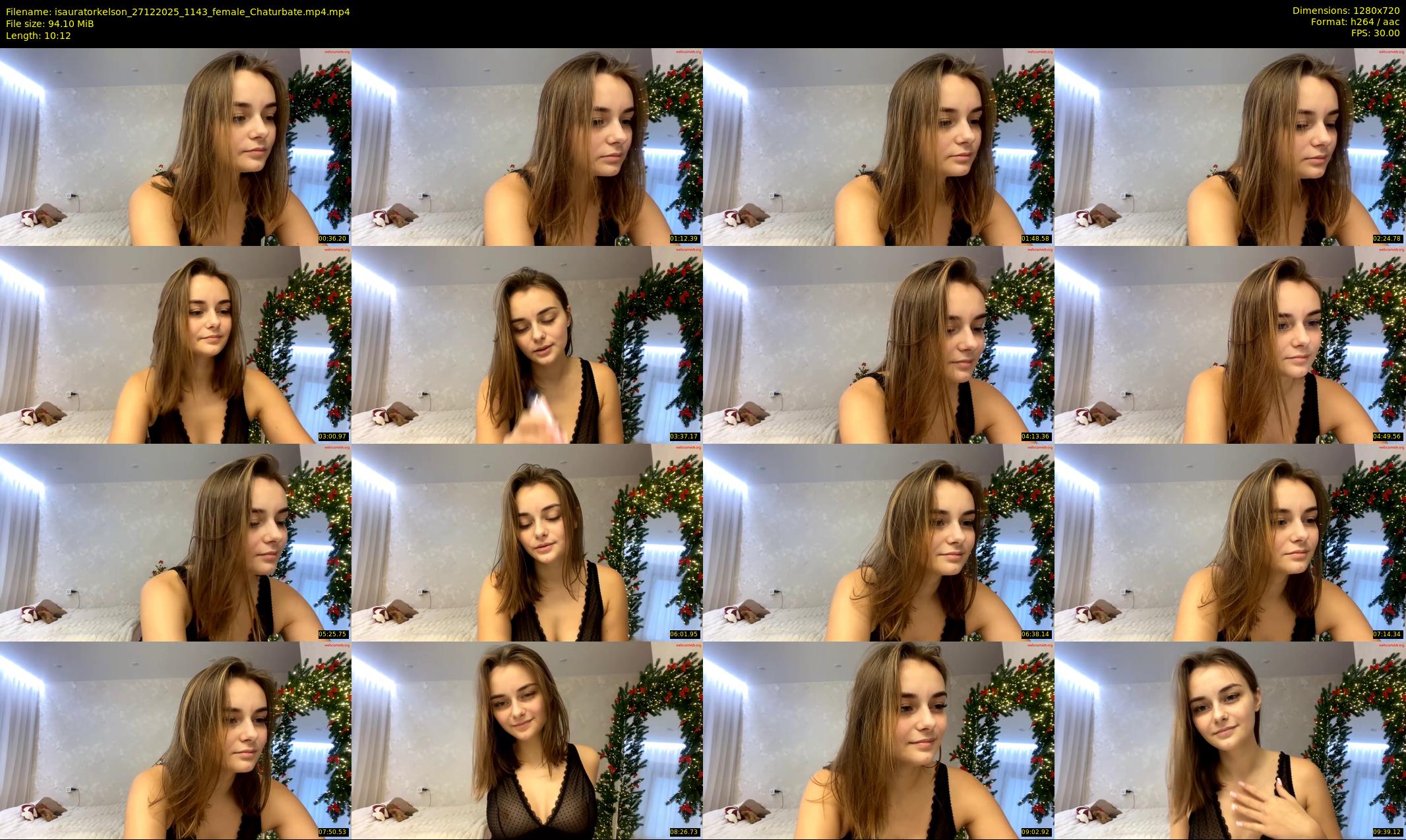 isauratorkelson — 11 minute Chaturbate female cam show recording, 720p, Dec 27, 2025