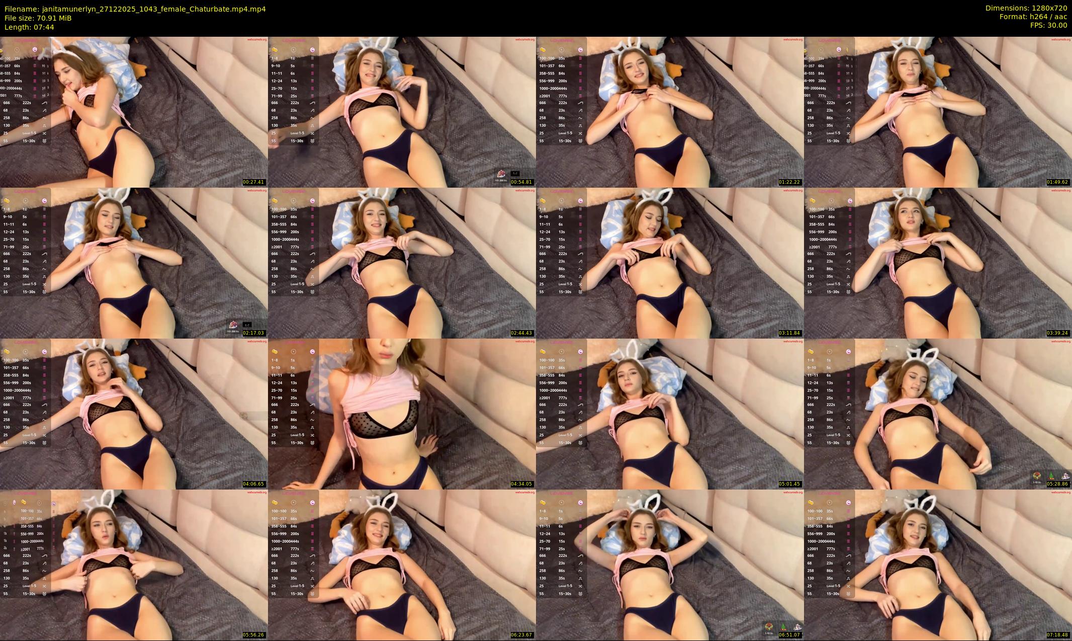 janitamunerlyn — 8 minute Chaturbate female cam show recording, 720p, Dec 27, 2025