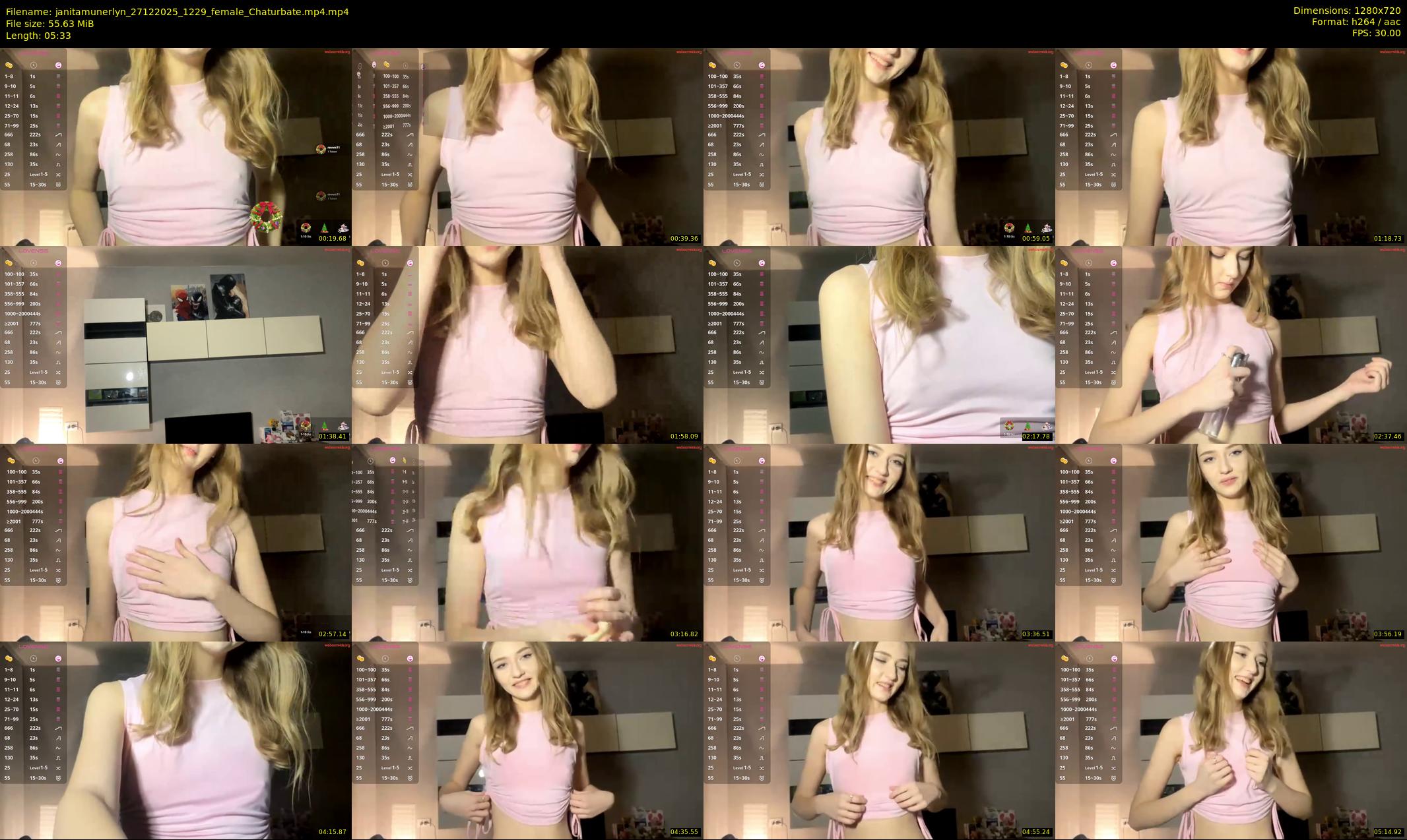 janitamunerlyn — 6 minute Chaturbate female cam show recording, 720p, Dec 27, 2025