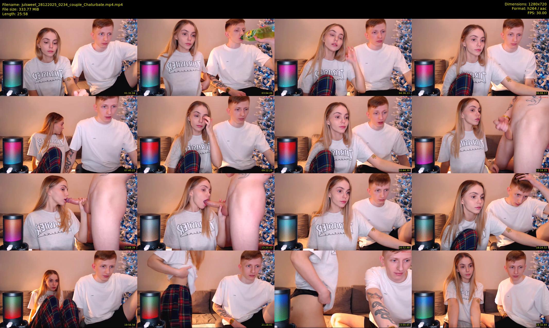 julsweet — 26 minute Chaturbate male cam show recording, 720p, Dec 28, 2025