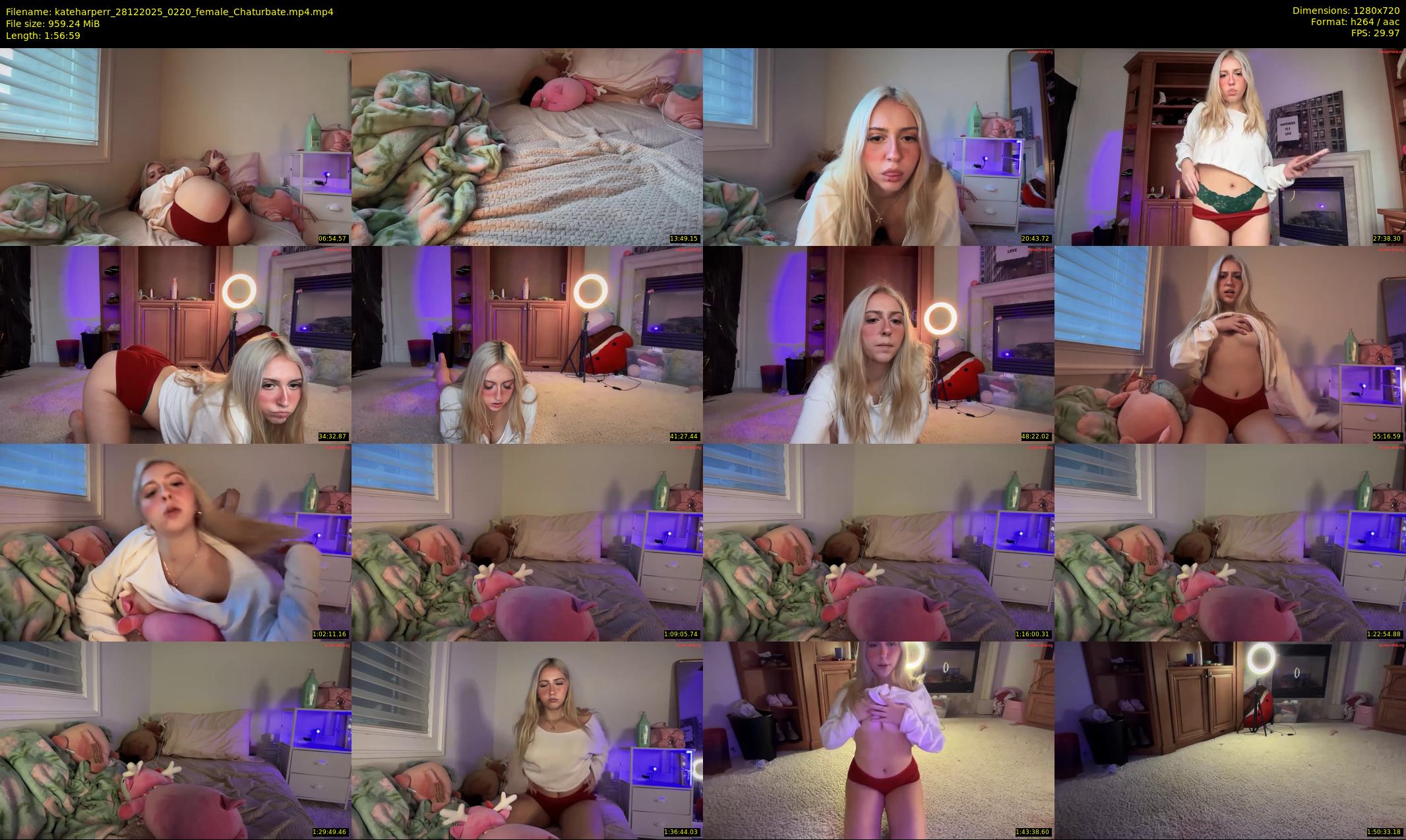 kateharperr — 117 minute Chaturbate female cam show recording, 720p, Dec 28, 2025