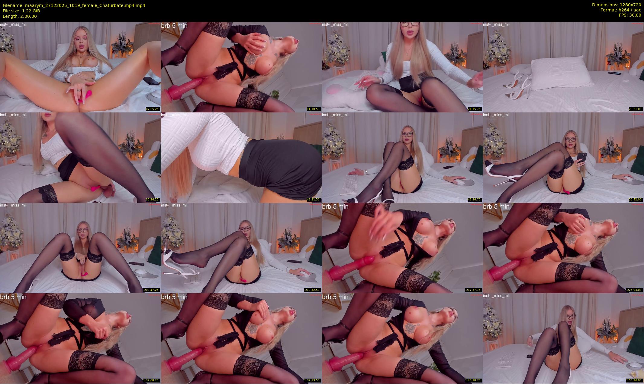 maarym — 120 minute Chaturbate couple cam show recording, 720p, Dec 27, 2025