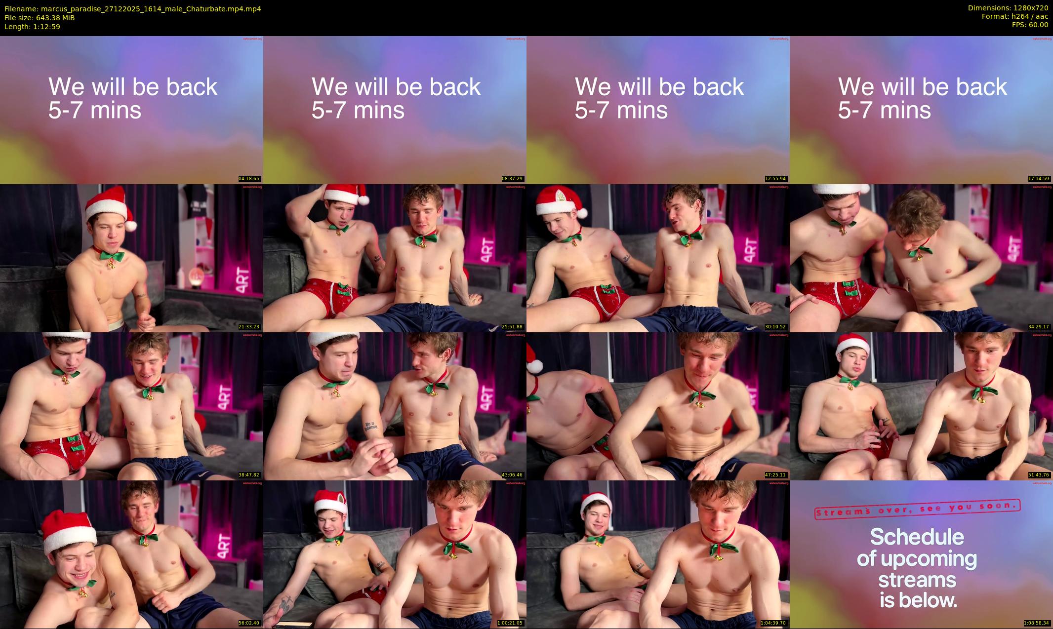 marcus_paradise — 73 minute Chaturbate male cam show recording, 720p, Dec 27, 2025
