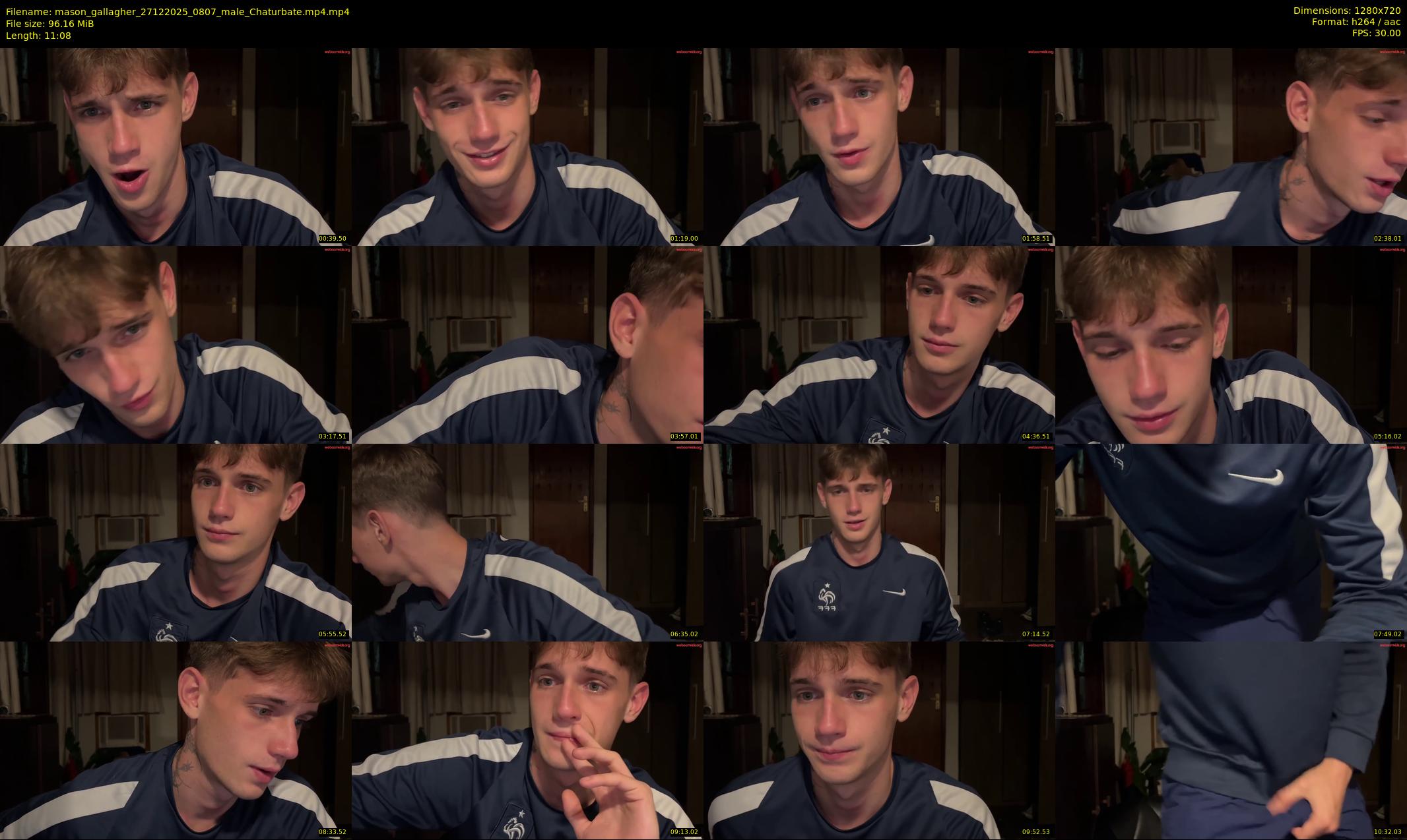 mason_gallagher — 12 minute Chaturbate male cam show recording, 720p, Dec 27, 2025