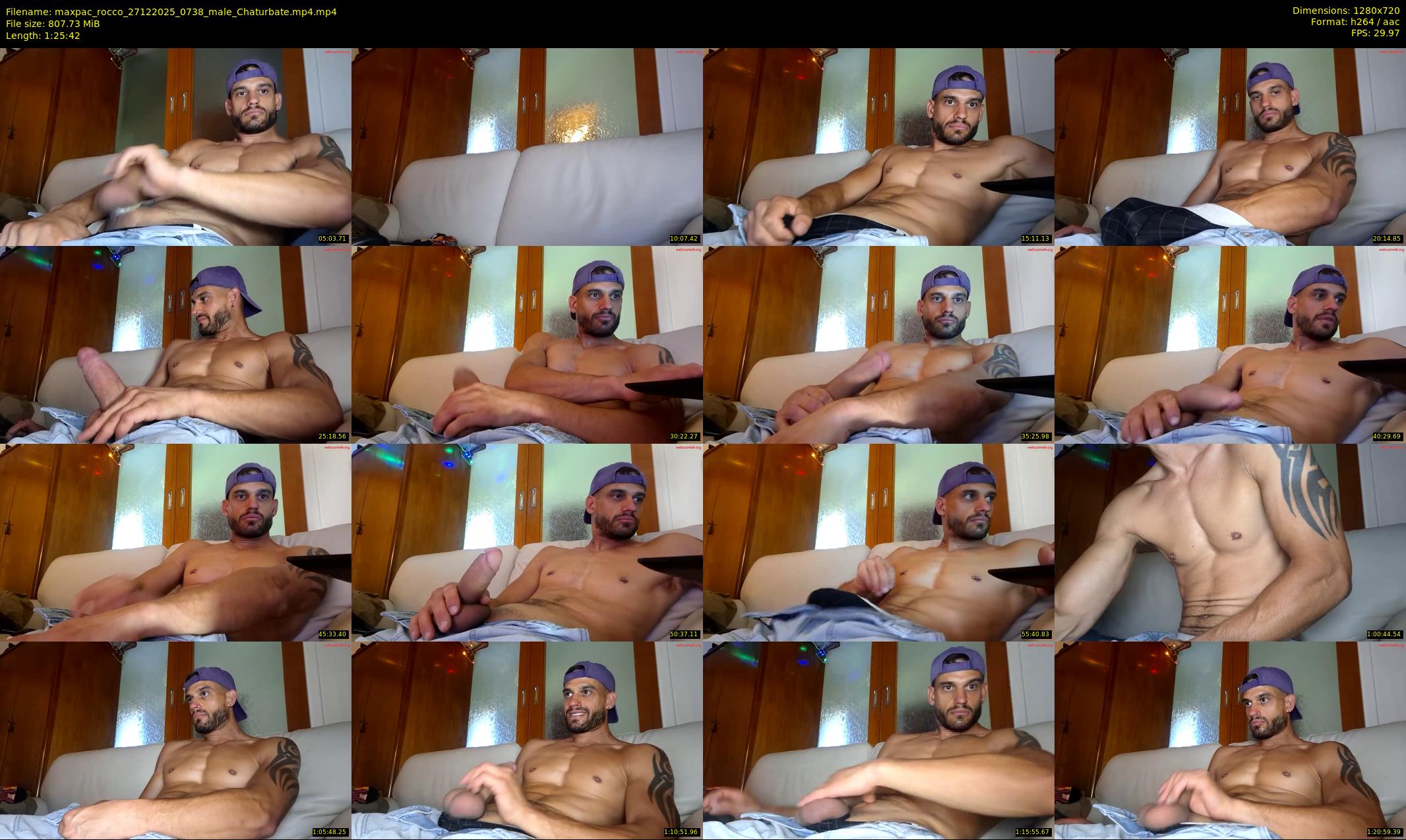 maxpac_rocco — 86 minute Chaturbate male cam show recording, 720p, Dec 27, 2025