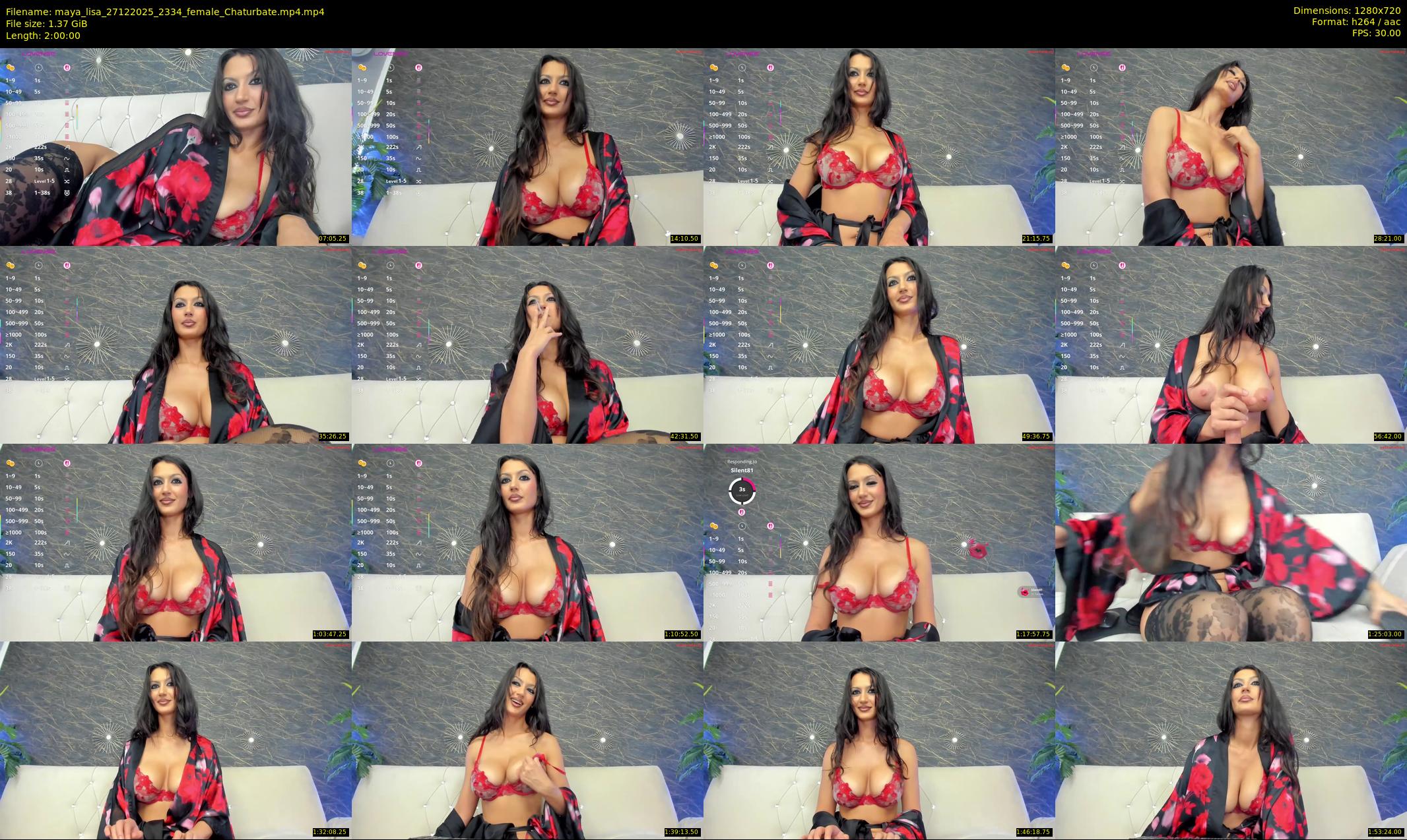 maya_lisa — 120 minute Chaturbate female cam show recording, 720p, Dec 27, 2025