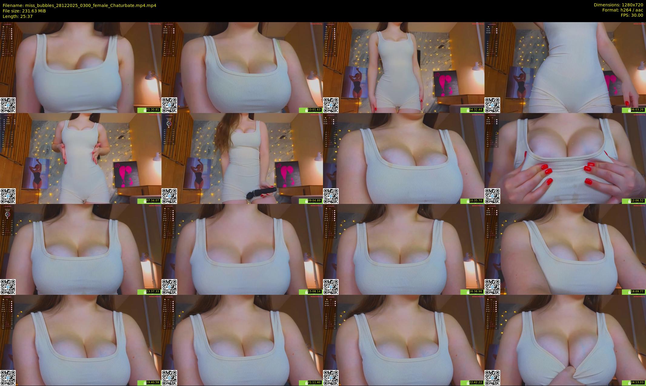 miss_bubbles — 26 minute Chaturbate female cam show recording, 720p, Dec 28, 2025