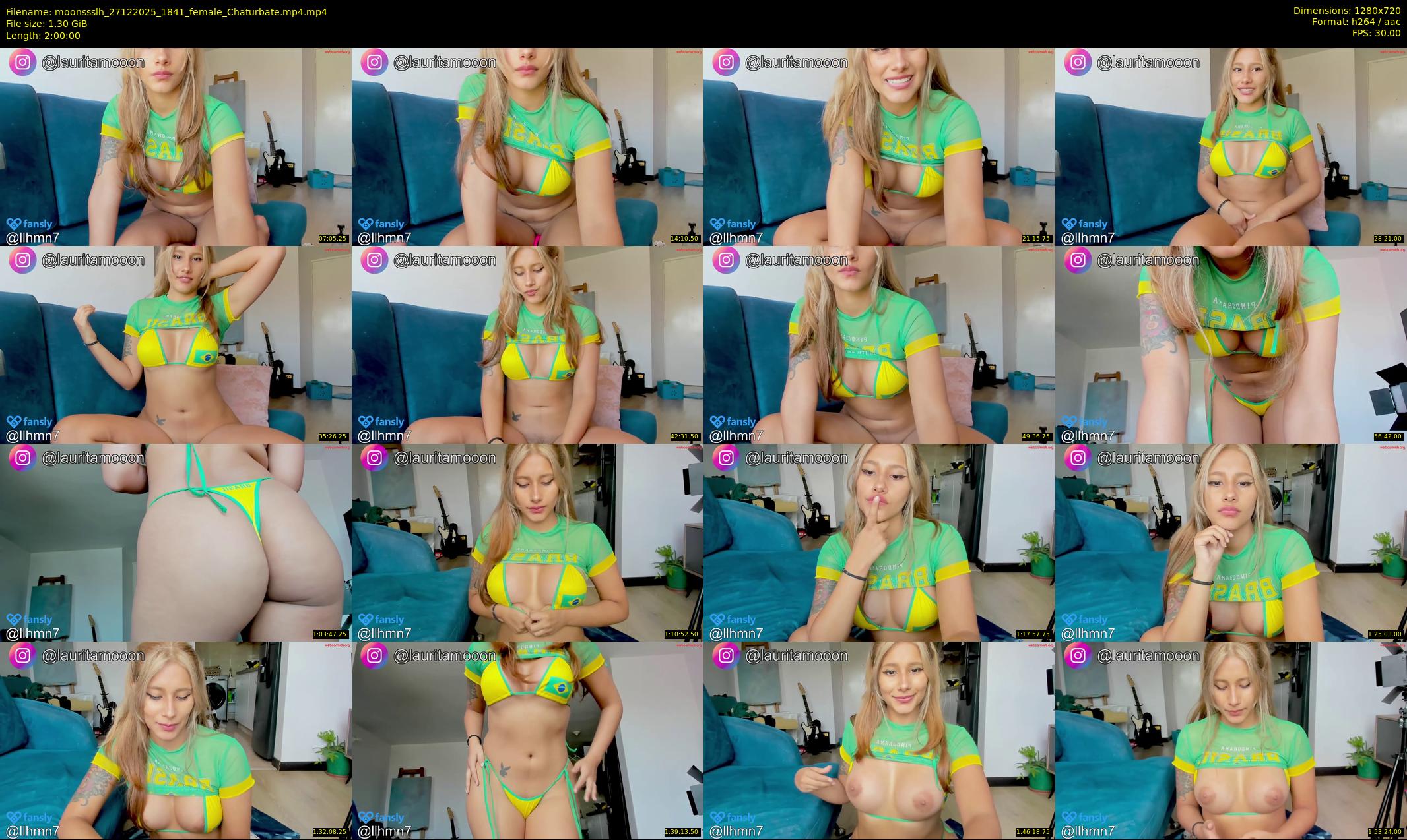 moonssslh — 120 minute Chaturbate female cam show recording, 720p, Dec 27, 2025