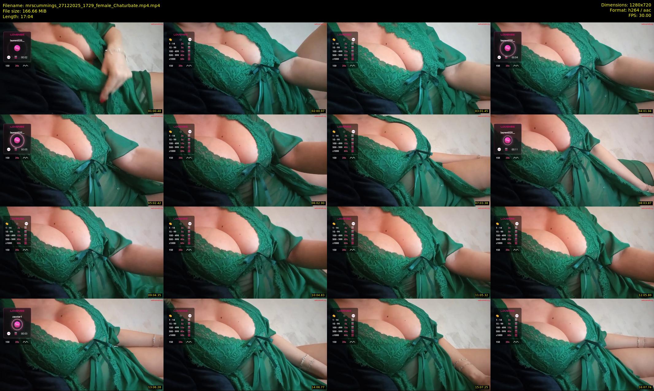 mrscummings — 18 minute Chaturbate female cam show recording, 720p, Dec 27, 2025