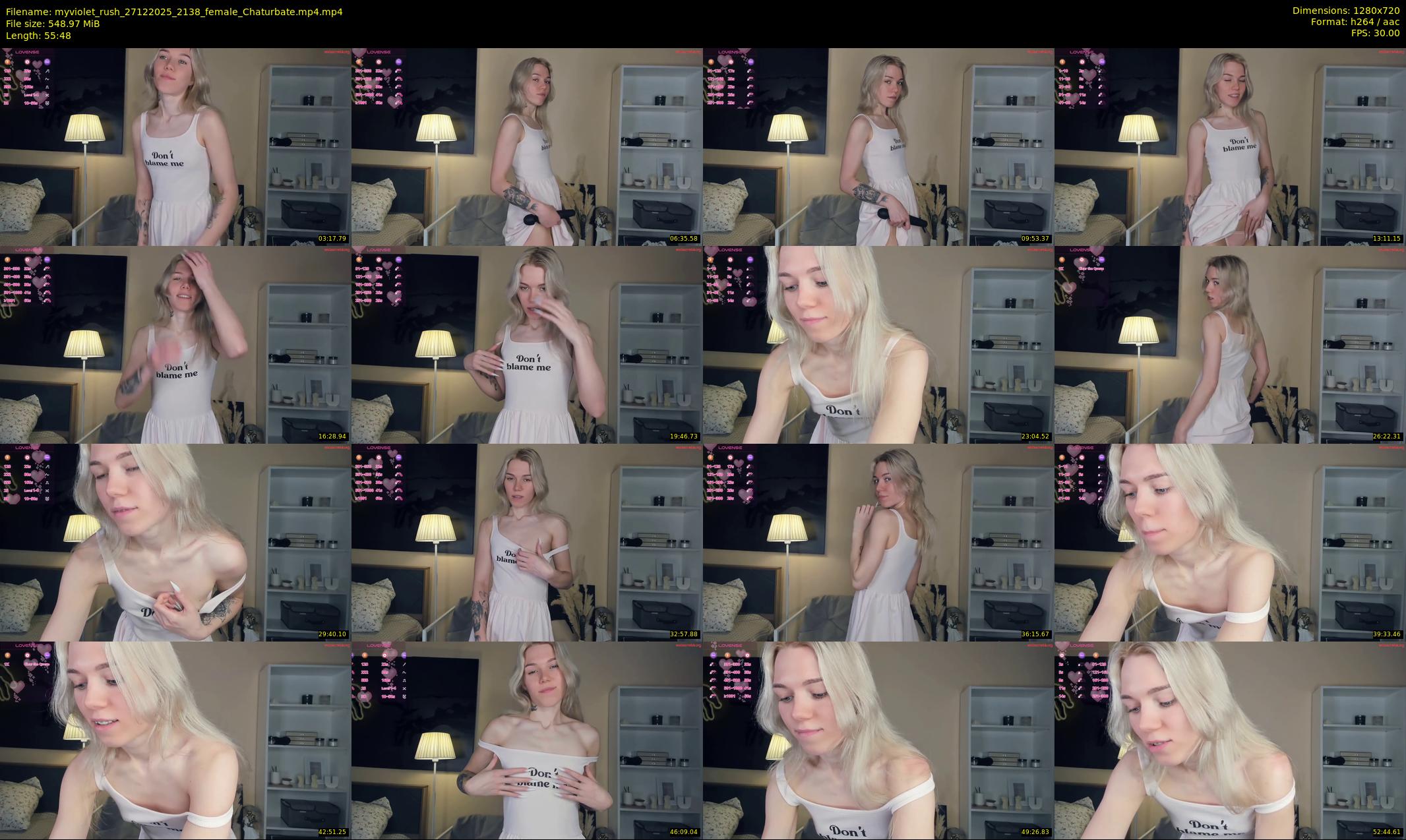 myviolet_rush — 56 minute Chaturbate female cam show recording, 720p, Dec 27, 2025