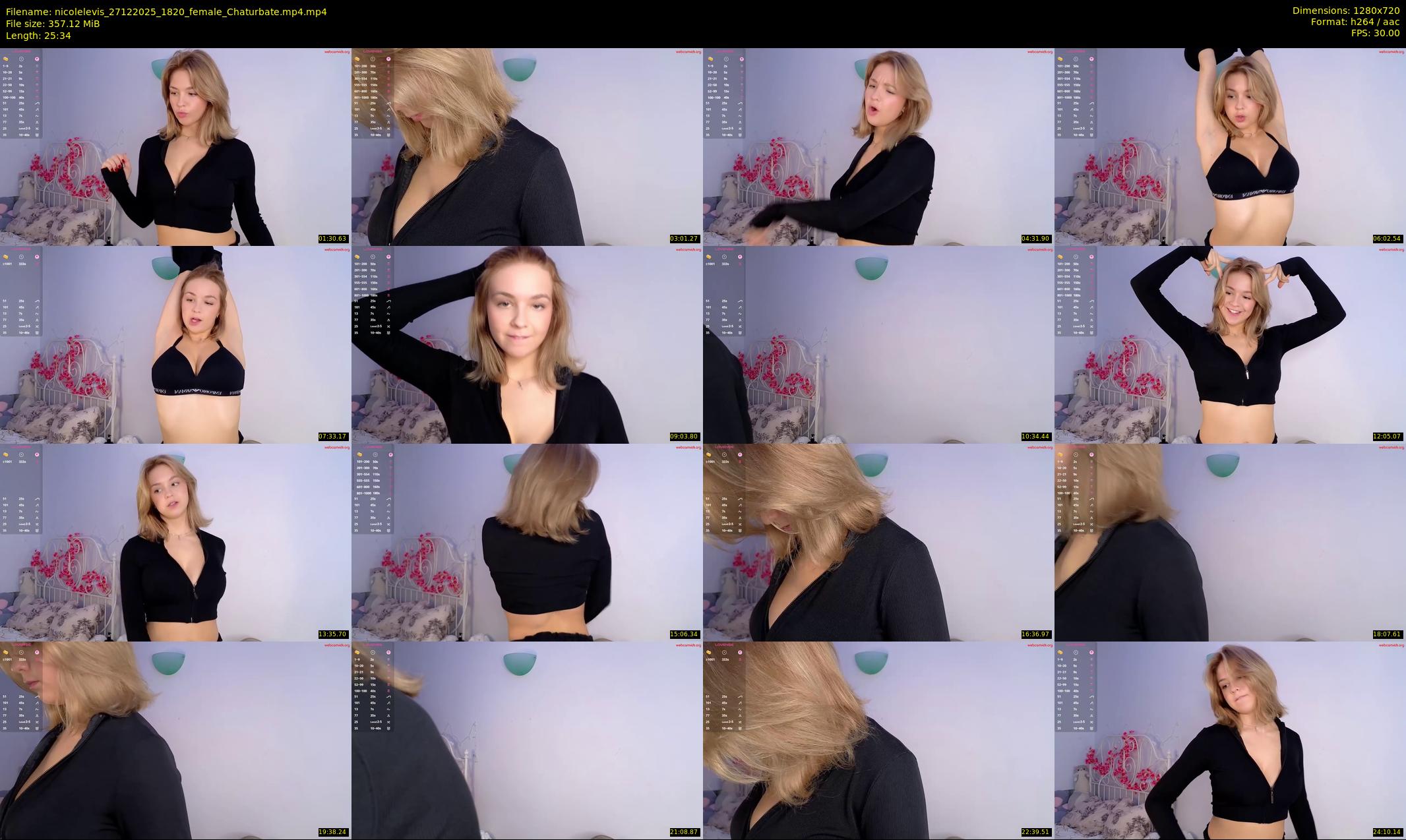 nicolelevis — 26 minute Chaturbate female cam show recording, 720p, Dec 27, 2025