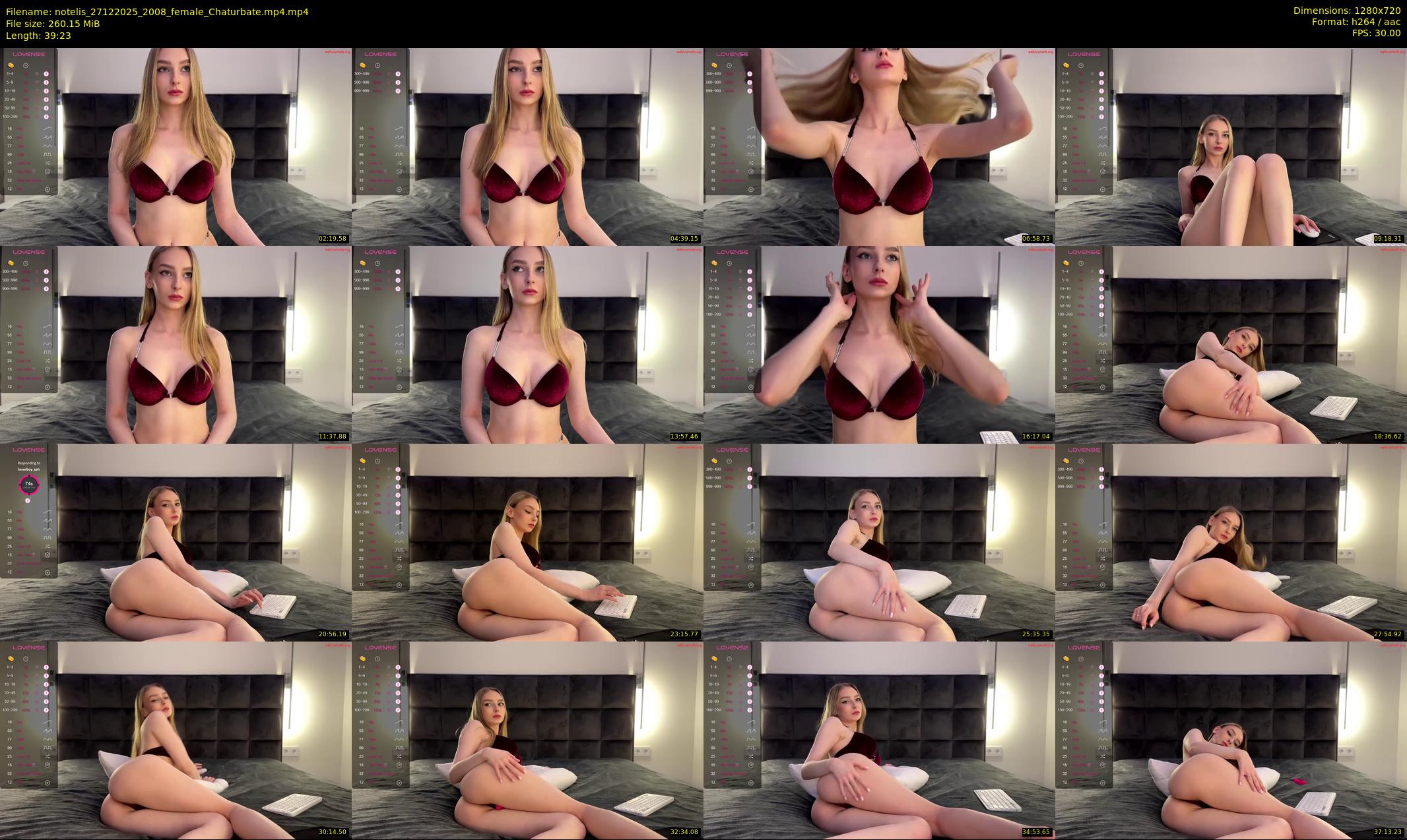 notelis — 40 minute Chaturbate female cam show recording, 720p, Dec 27, 2025