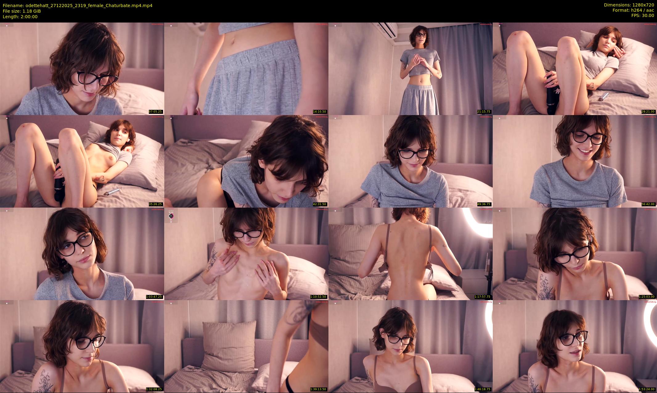 odettehatt — 120 minute Chaturbate female cam show recording, 720p, Dec 27, 2025