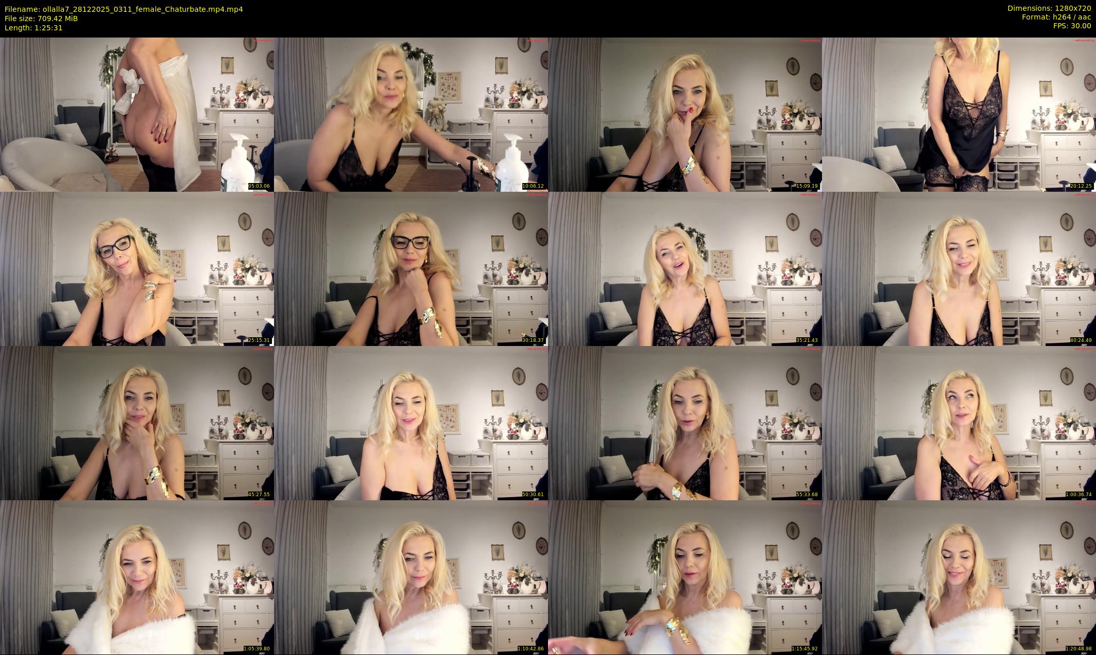ollalla7 — 86 minute Chaturbate female cam show recording, 720p, Dec 28, 2025
