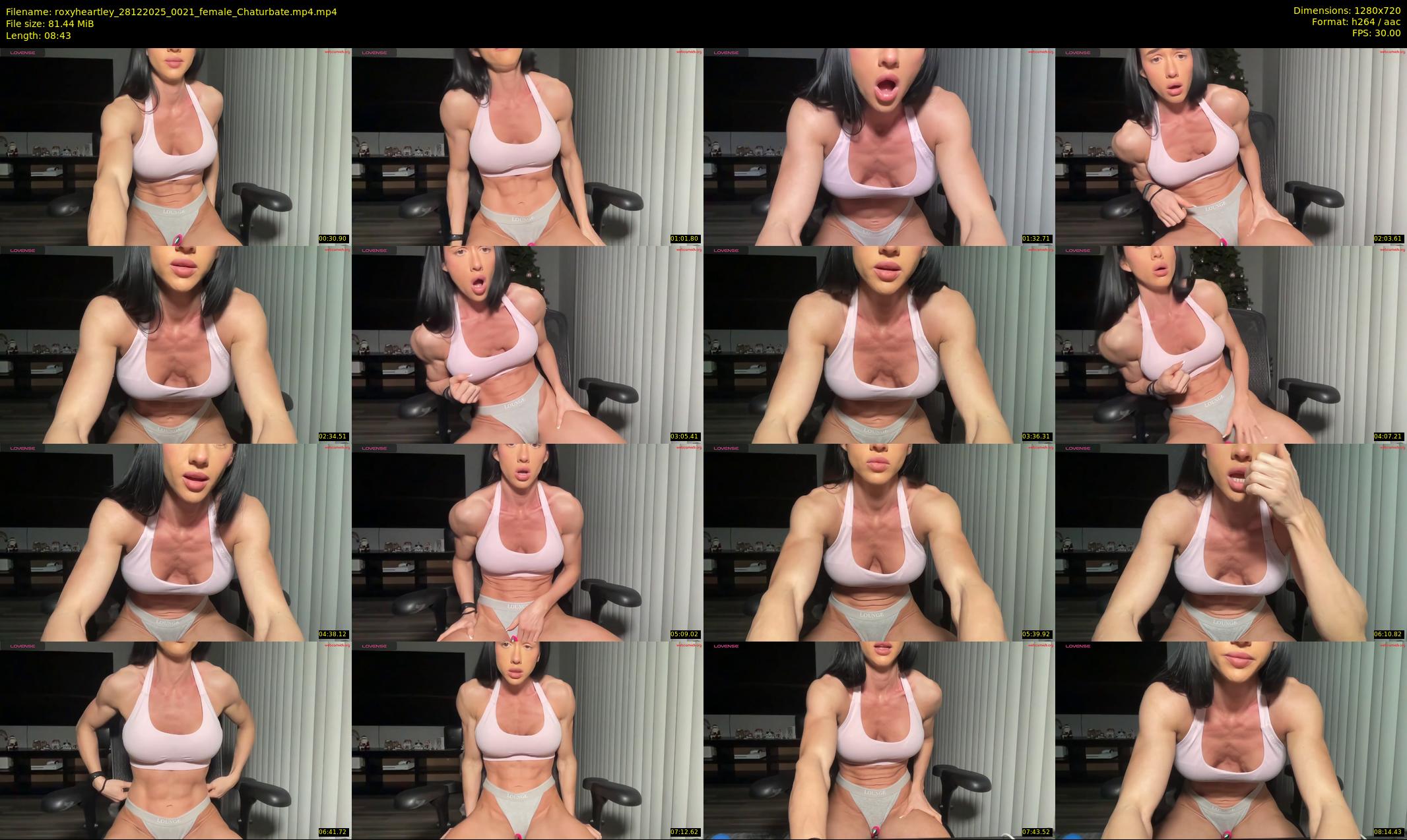 roxyheartley — 9 minute Chaturbate female cam show recording, 720p, Dec 28, 2025