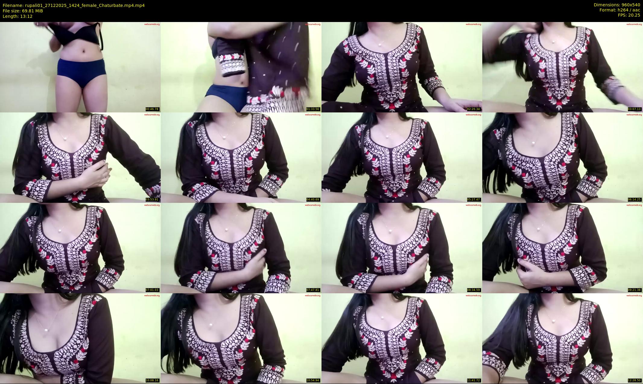 rupali01 — 14 minute Chaturbate female cam show recording, 480p, Dec 27, 2025